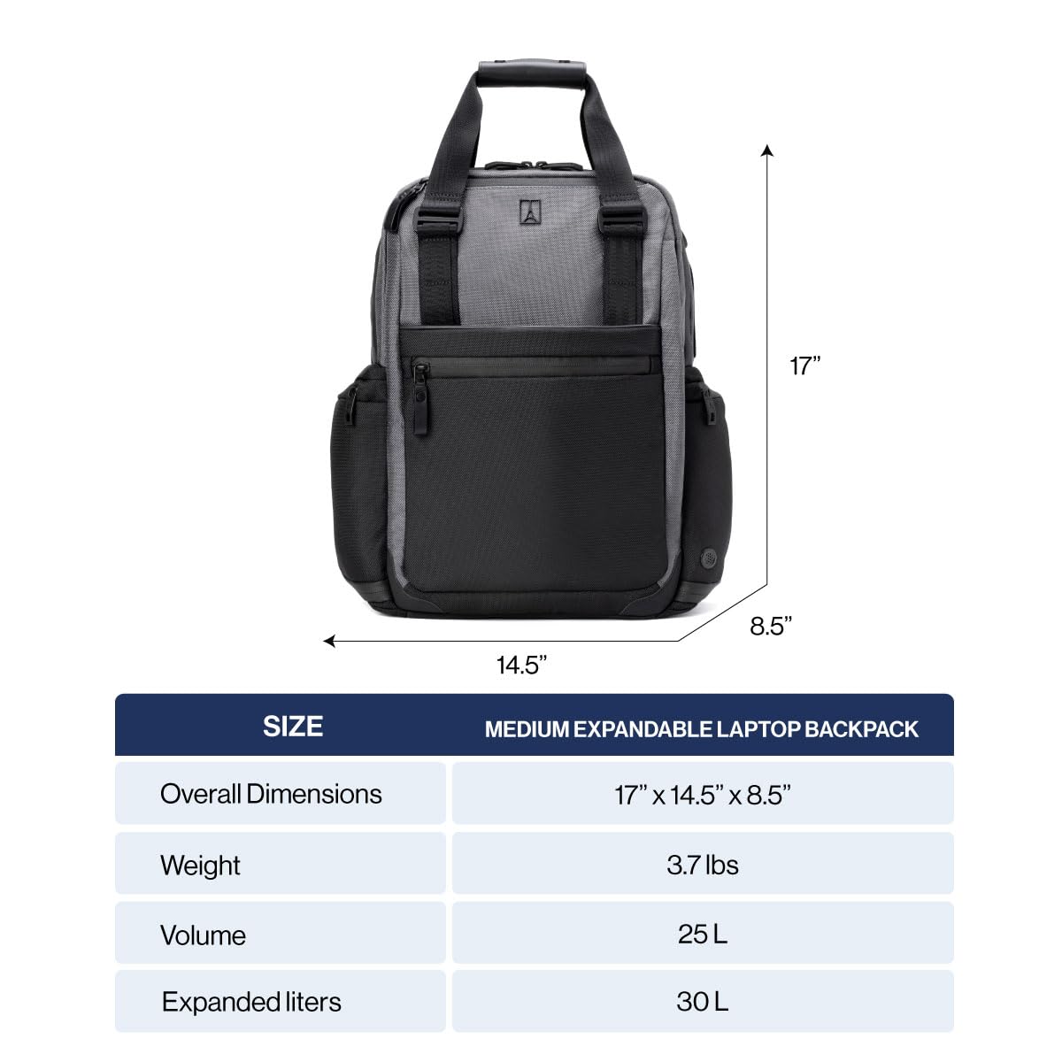 travelpro-altitude-medium-expandable-travel-laptop-backpack-25-30l-16-inch-lapto image 6
