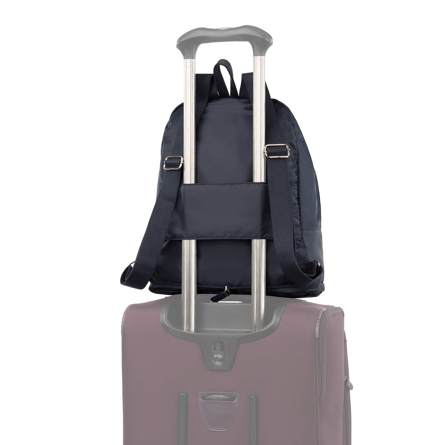 travelpro-essentials-sparepack-foldable-backpack-navy-one-size image 4