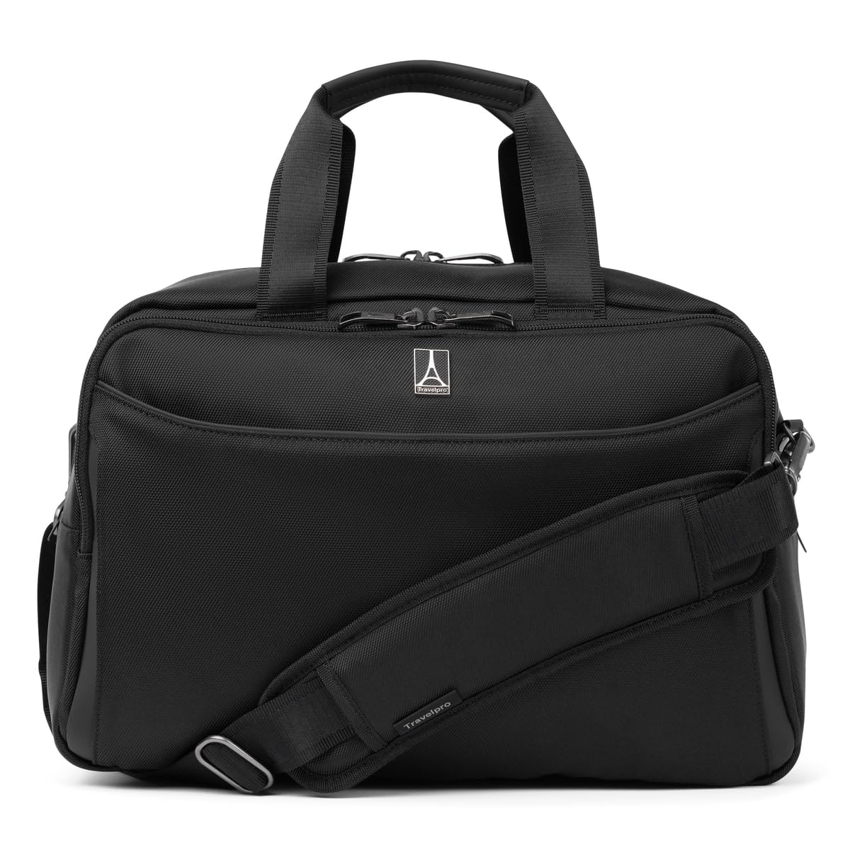 travelpro-crew-classic-underseat-tote-bag-lightweight-personal-item-black image 1