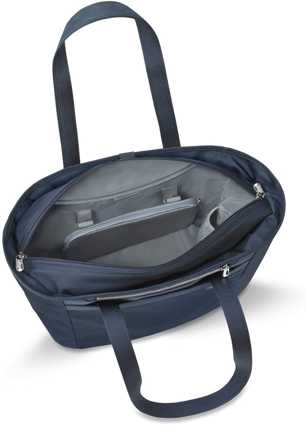 briggs-riley-baseline-large-shopping-tote-bag-navy image 5