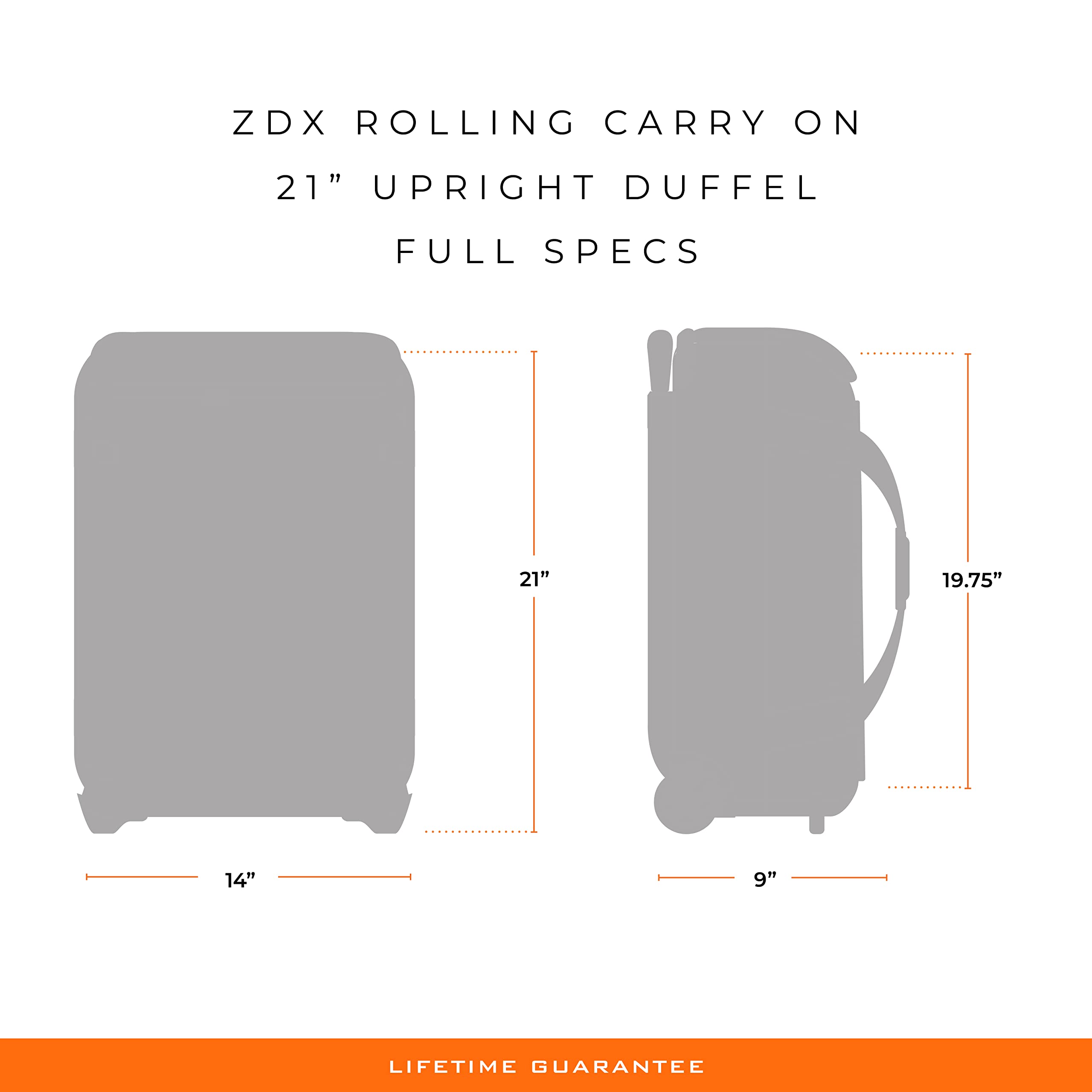 briggs-riley-zdx-upright-rolling-duffel-bag-brick-carry-on-21-inch image 3