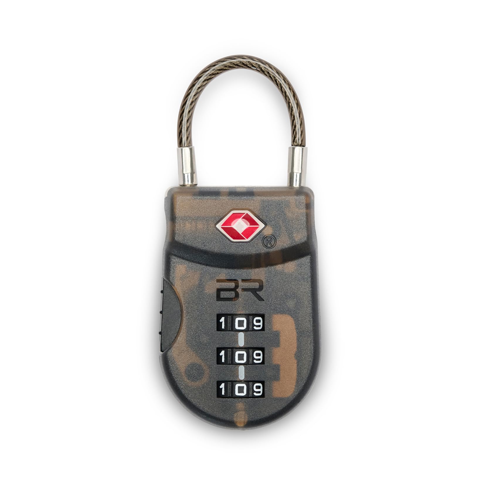 briggs-riley-tsa-approved-cable-lock-for-luggage-3-digit-combination image 1