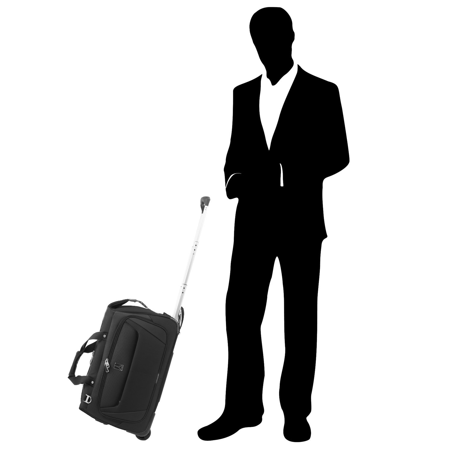 travelpro-maxlite-5-carry-on-rolling-duffel-bag-black-20-inch image 6