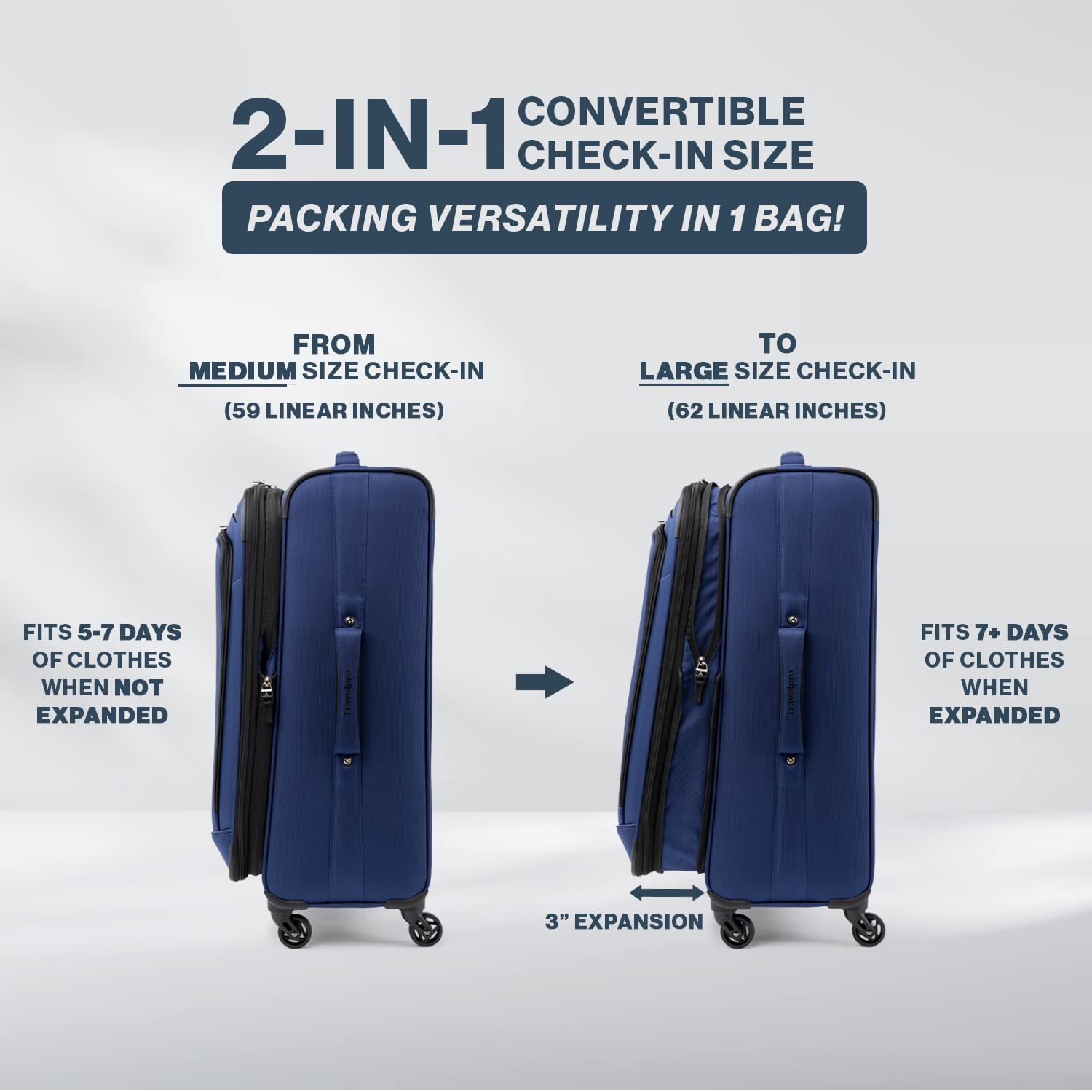 travelpro-runway-3-piece-luggage-set-with-underseat-tote-carry-on-and-convertibl image 2