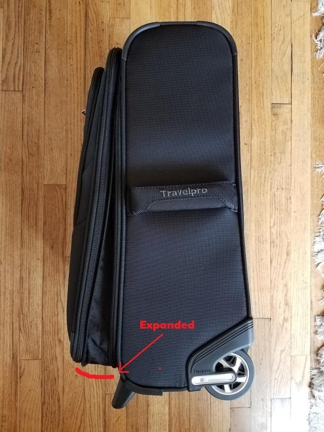 Good for a 2-wheel suitcase