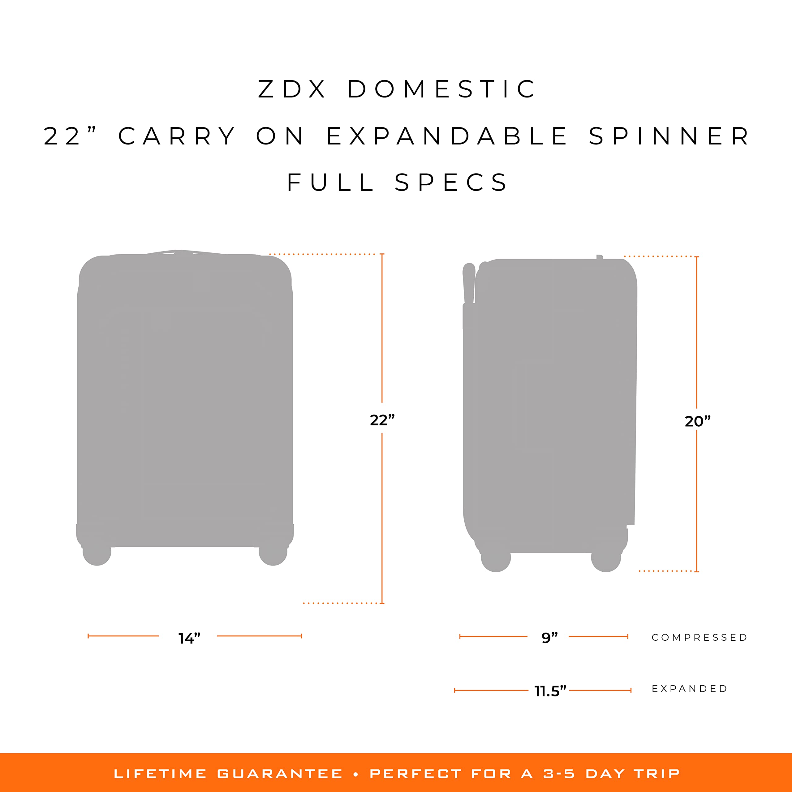 briggs-riley-zdx-22-carry-on-expandable-spinner-softside-luggage-hunter image 3