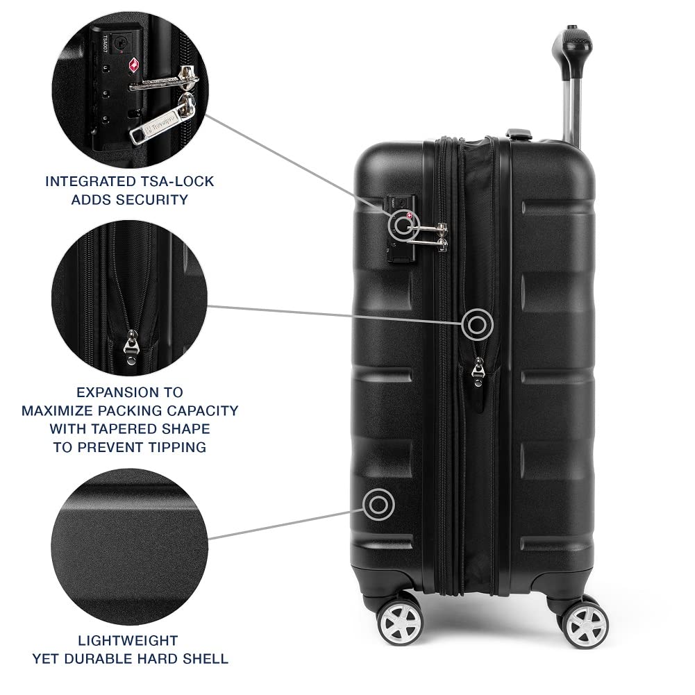 travelpro-runway-2-piece-hardside-luggage-set-carry-on-convertible-28-inch-check image 4