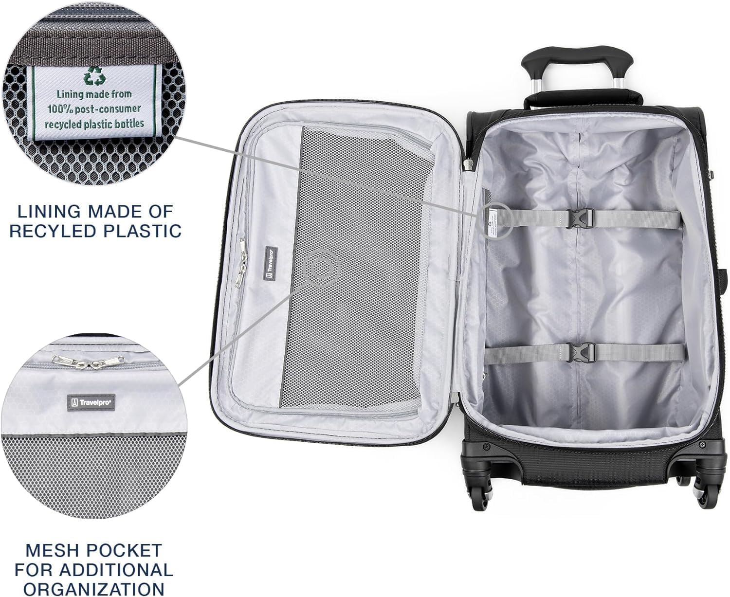 travelpro-maxlite-5-softside-expandable-luggage-with-4-spinner-wheels-lightweigh image 3