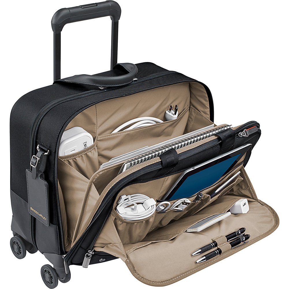 briggs-riley-work-medium-spinner-brief-360-rolling-laptop-briefcase-fits-15-6-la image 2