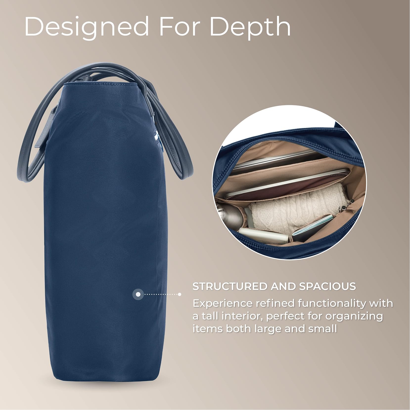briggs-riley-rhapsody-vertical-tote-bag-nylon-weekend-work-tote-fits-15-laptop image 3