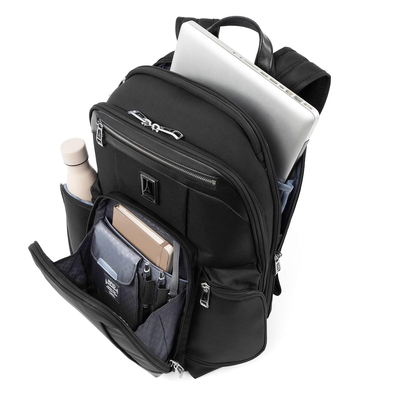 travelpro-platinum-elite-business-laptop-backpack-fits-17-5-laptop-shadow-black image 7
