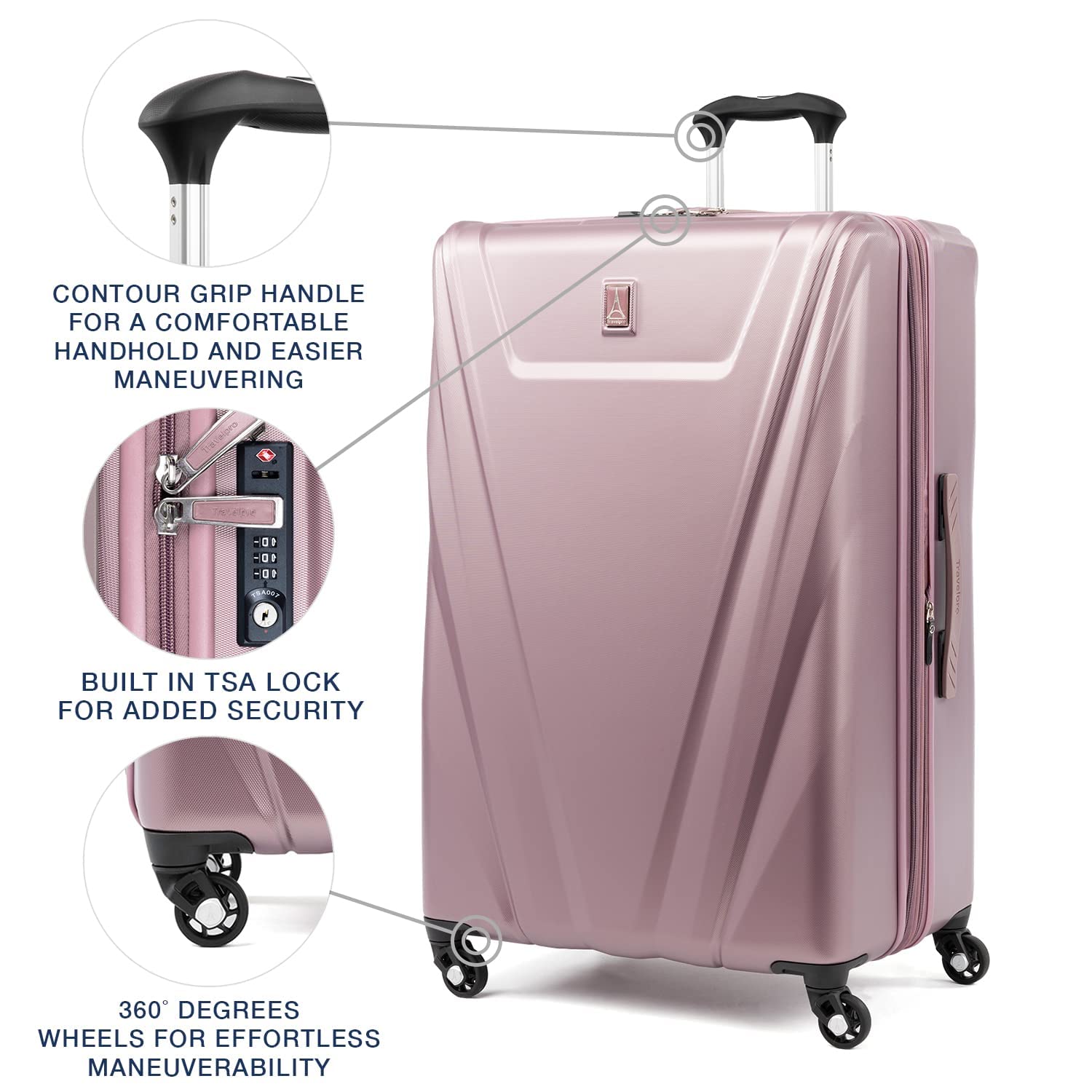 travelpro-maxlite-5-29-inch-expandable-hardside-spinner-dusty-rose image 2