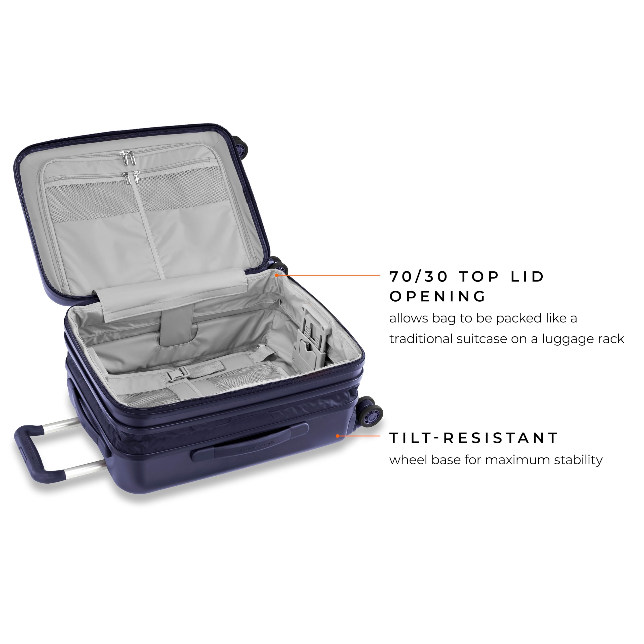briggs-riley-sympatico-hardside-international-spinner-luggage-matte-navy-21-inch image 4