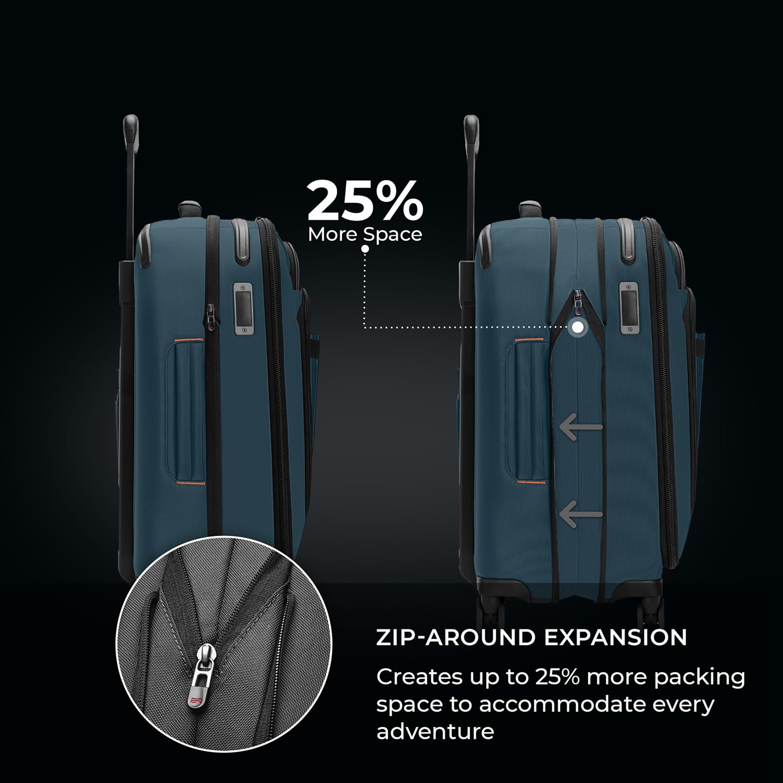 briggs-riley-zdx-22-carry-on-expandable-spinner-hanging-toiletry-kit image 3