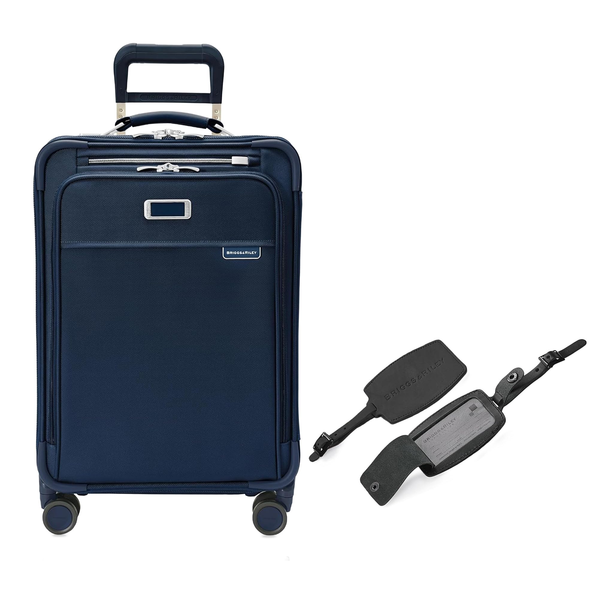 briggs-riley-essential-22-carry-on-expandable-spinner-leather-luggage-id-tag image 1