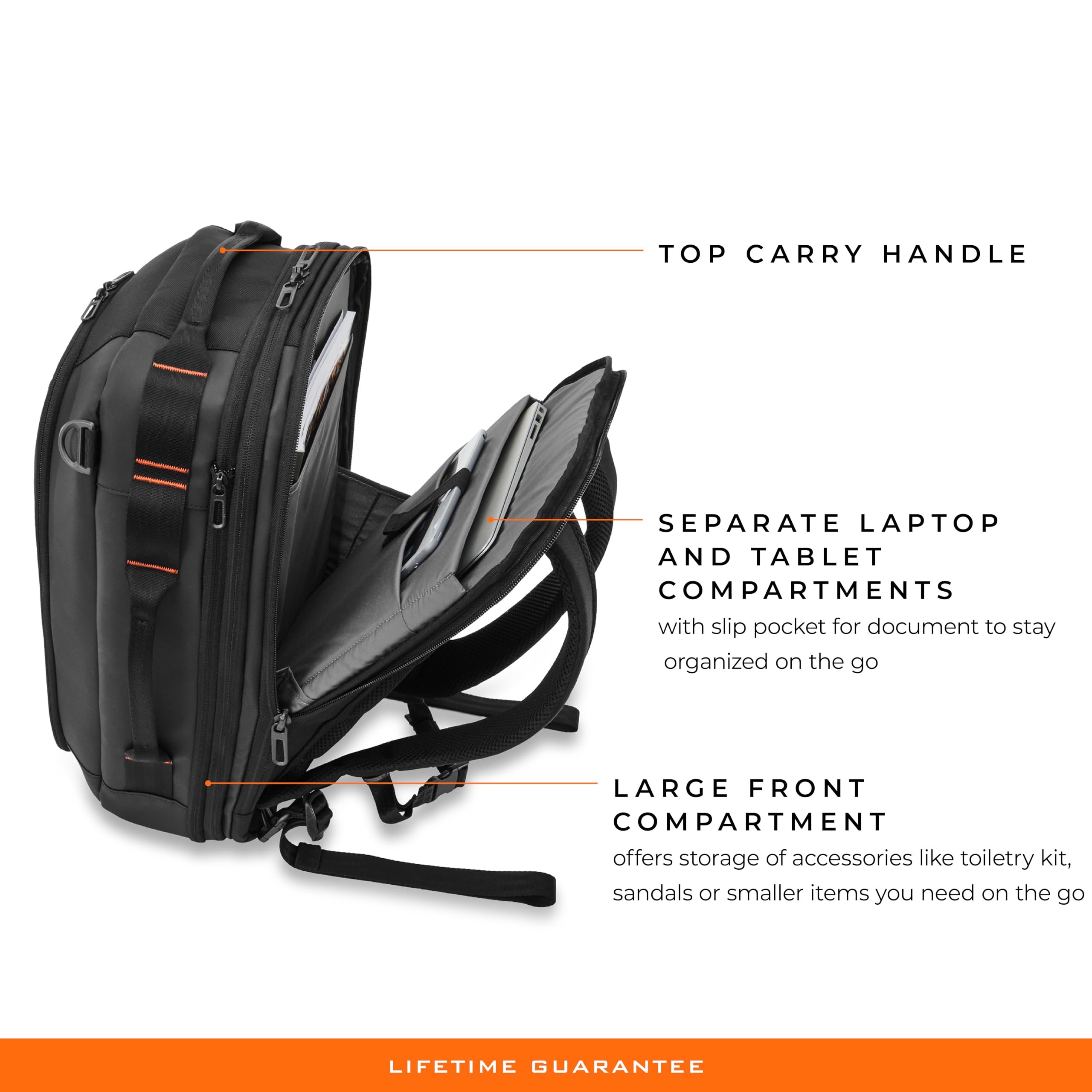 briggs-riley-convertible-backpack-duffle-carry-on-black-zdx-collection image 3