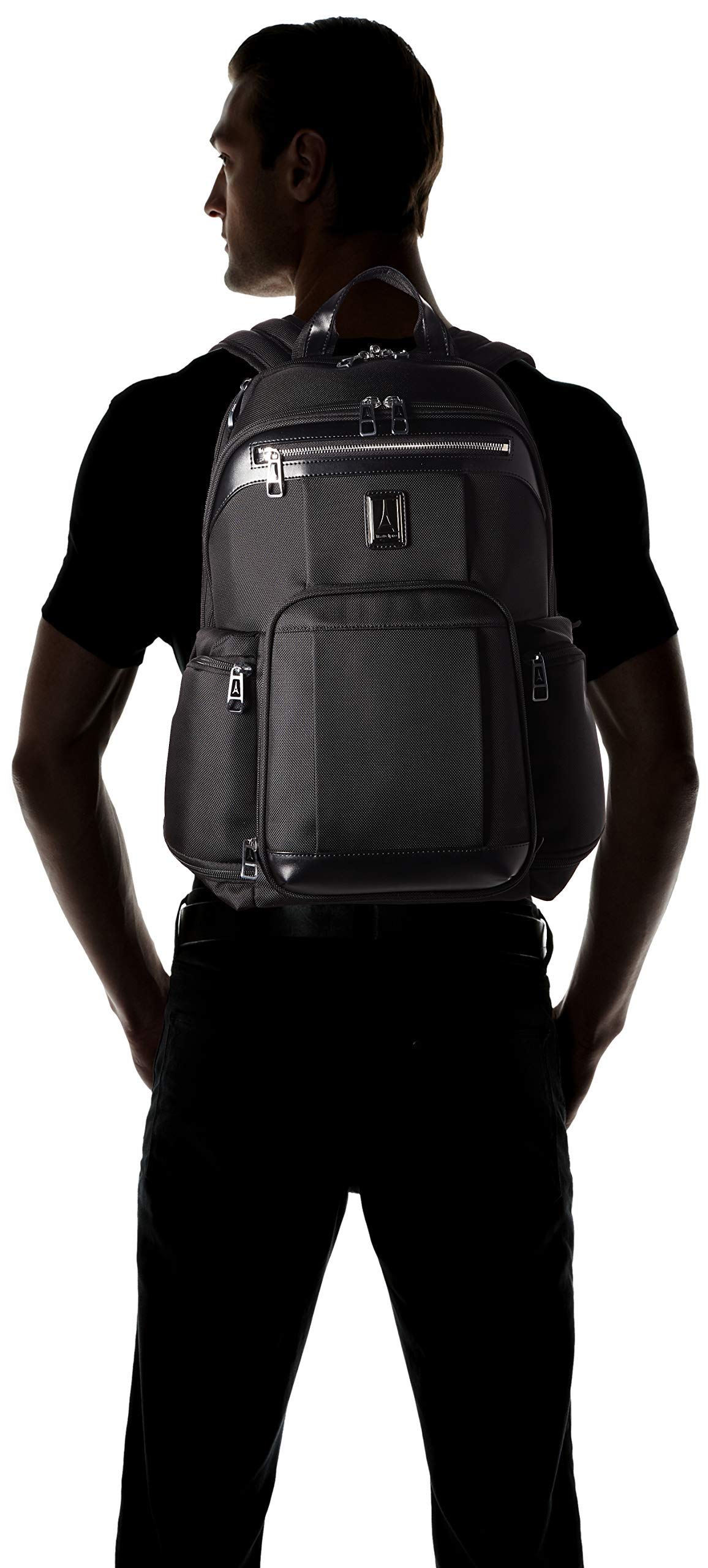 travelpro-platinum-elite-business-laptop-backpack-fits-17-5-laptop-shadow-black image 2