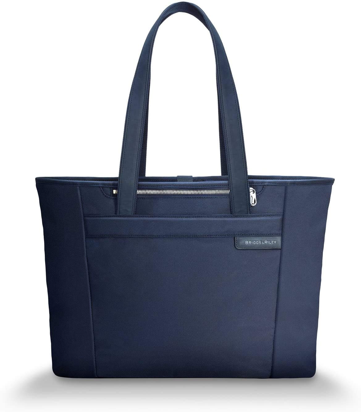 briggs-riley-baseline-large-shopping-tote-bag-navy image 4