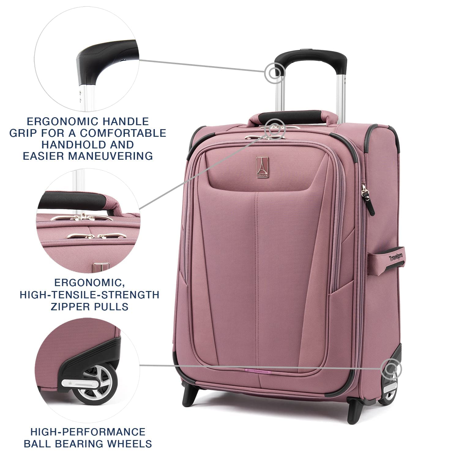 travelpro-maxlite-5-softside-expandable-upright-2-wheel-carry-on-luggage-lightwe-2 image 2