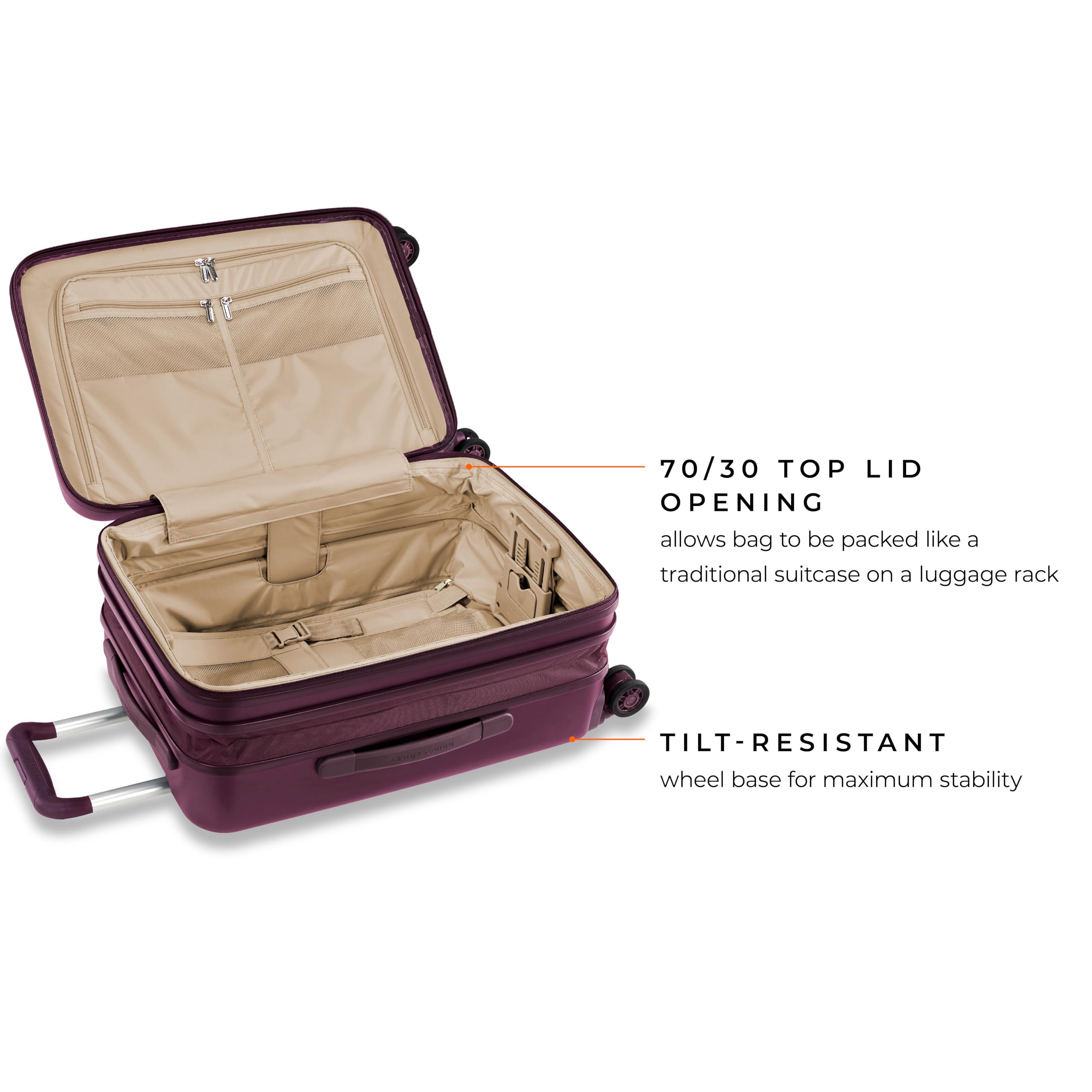 briggs-riley-sympatico-hardside-domestic-spinner-luggage-plum-22-inch-carry-on image 4