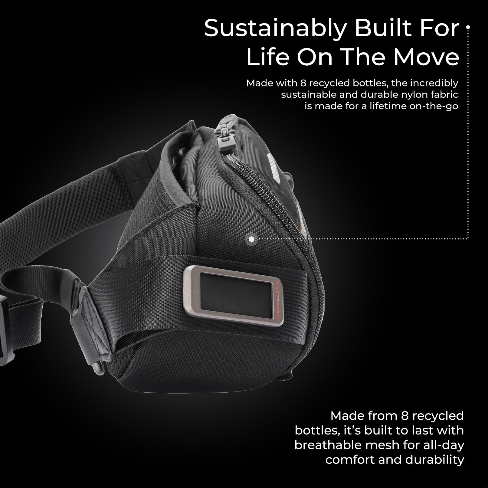 briggs-riley-crossbody-bag-sling-bag-for-women-men-adjustable-strap image 5