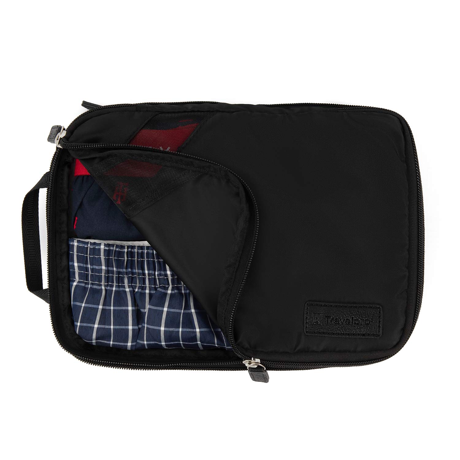 travelpro-essentials-expandable-packing-cubes-black-medium image 5