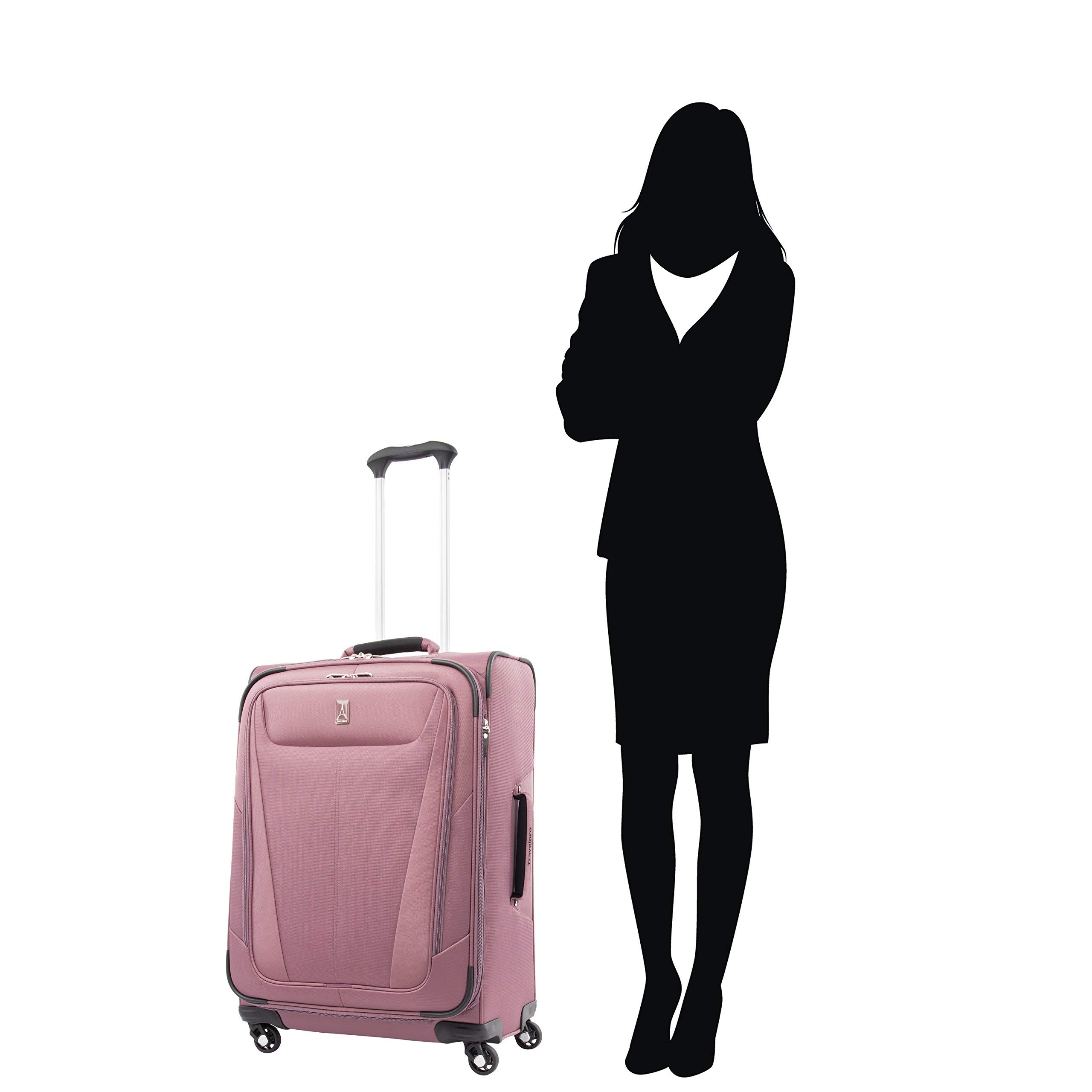 travelpro-maxlite-5-softside-expandable-luggage-2-piece-set-21-25-dusty-rose-pin image 7