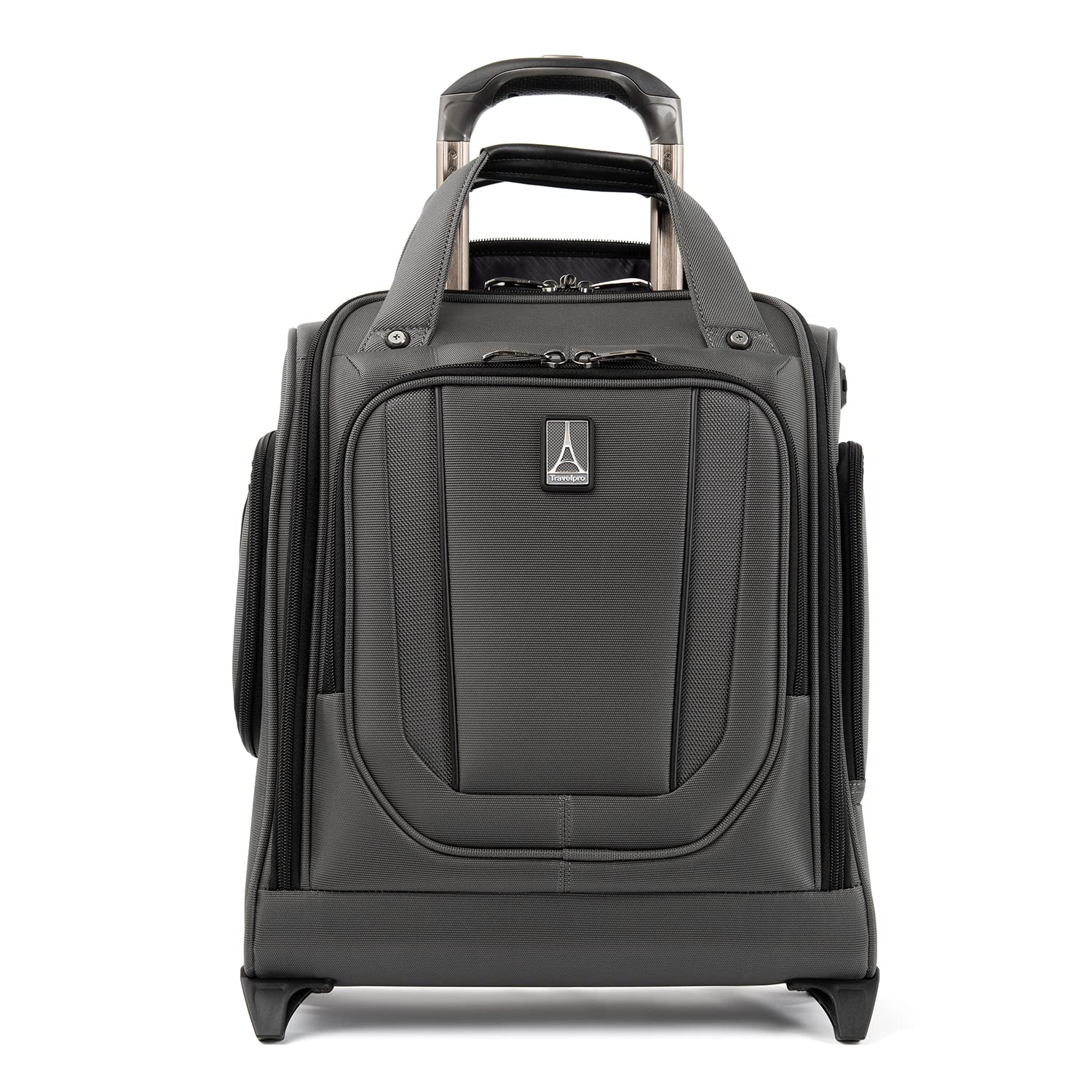 travelpro-crew-versapack-rolling-underseat-carry-on-bag-16-inch-titanium-grey image 1