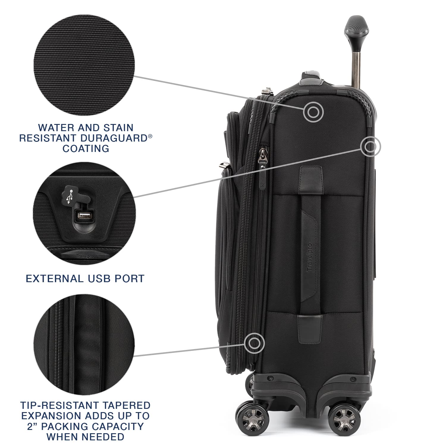travelpro-crew-versapack-softside-expandable-8-spinner-wheel-carry-on-luggage-20 image 4