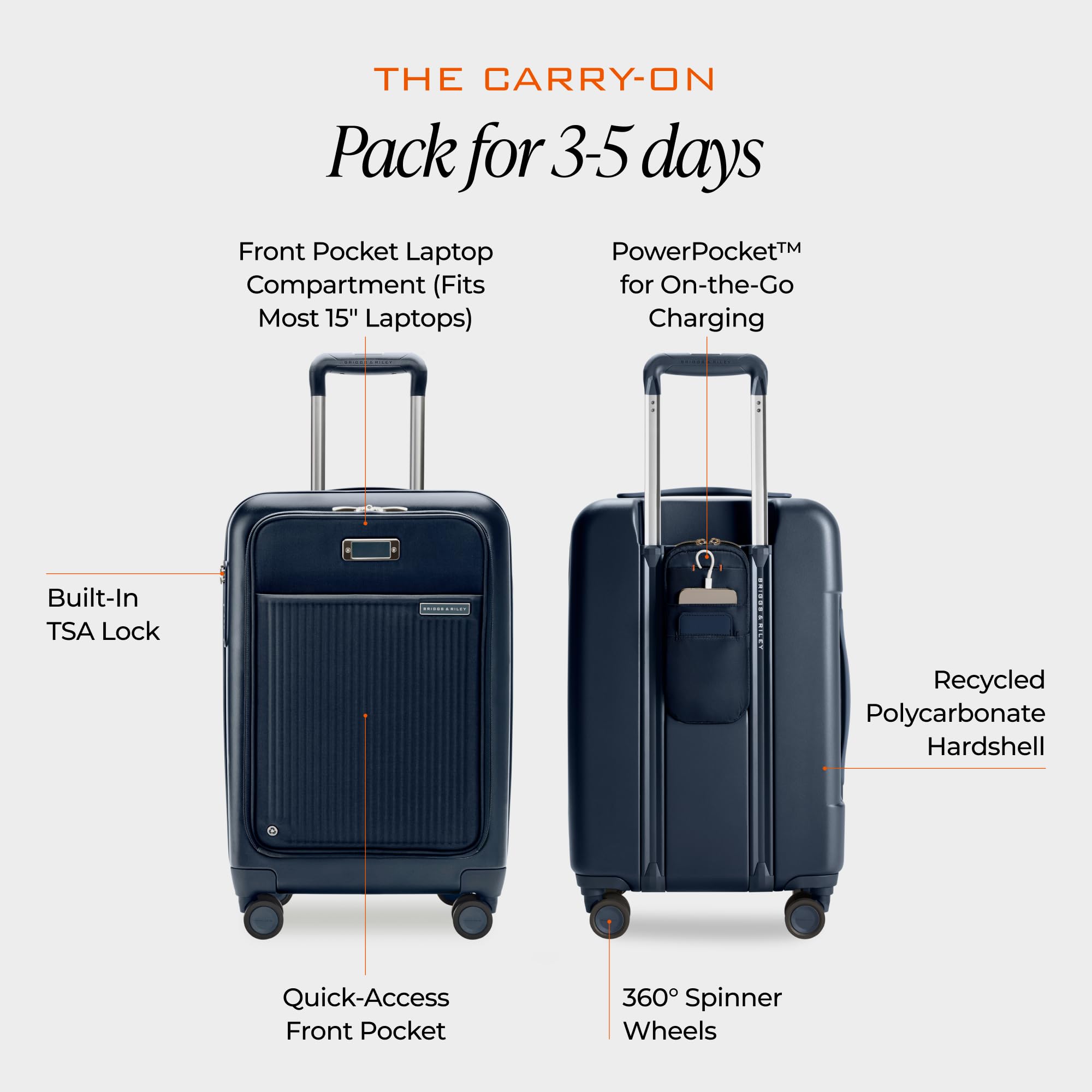briggs-riley-sympatico-22-inch-carry-on-hardside-spinner-with-front-laptop-pocke image 3