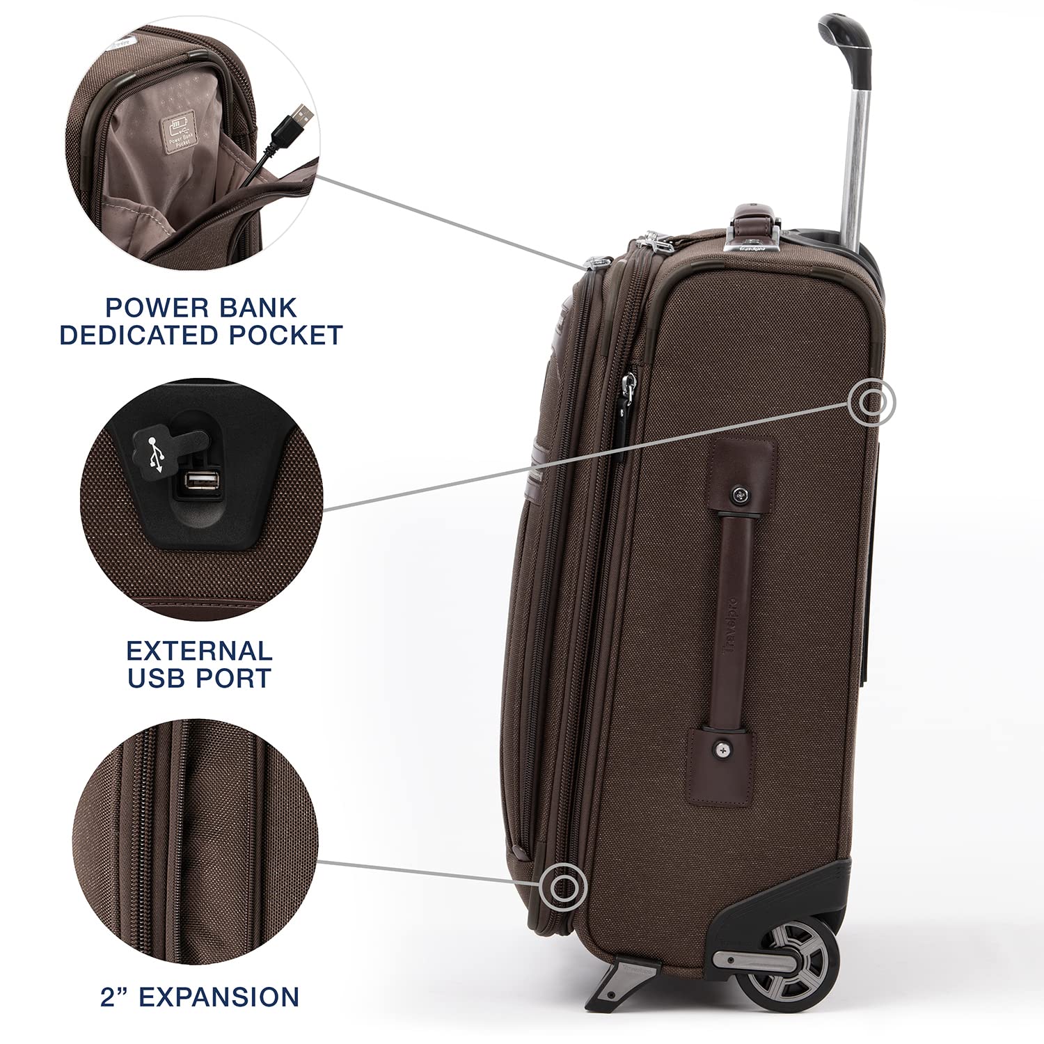 travelpro-platinum-elite-international-carry-on-20-inch-2-wheel-upright-with-usb image 4