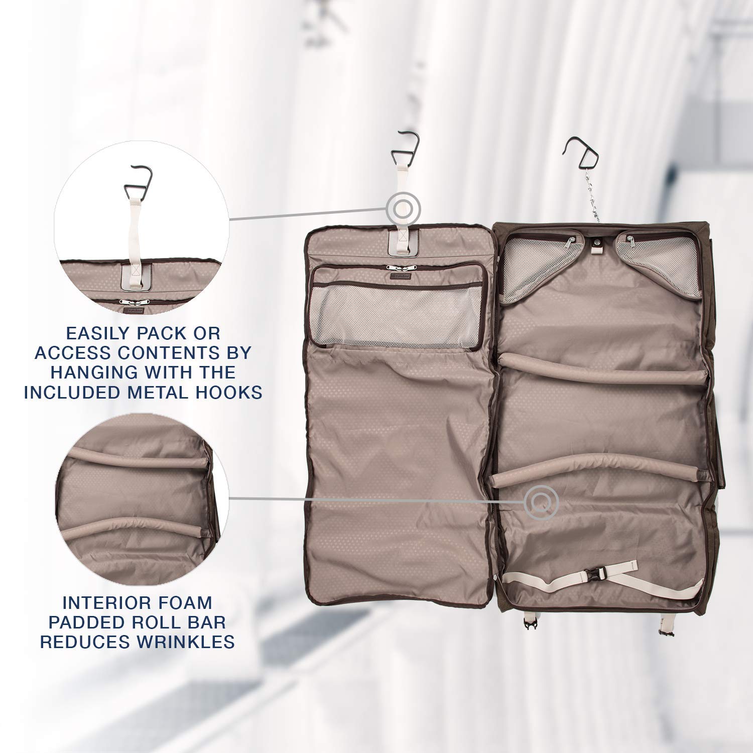 travelpro-platinum-elite-tri-fold-carry-on-garment-bag-men-and-women-rich-espres image 4