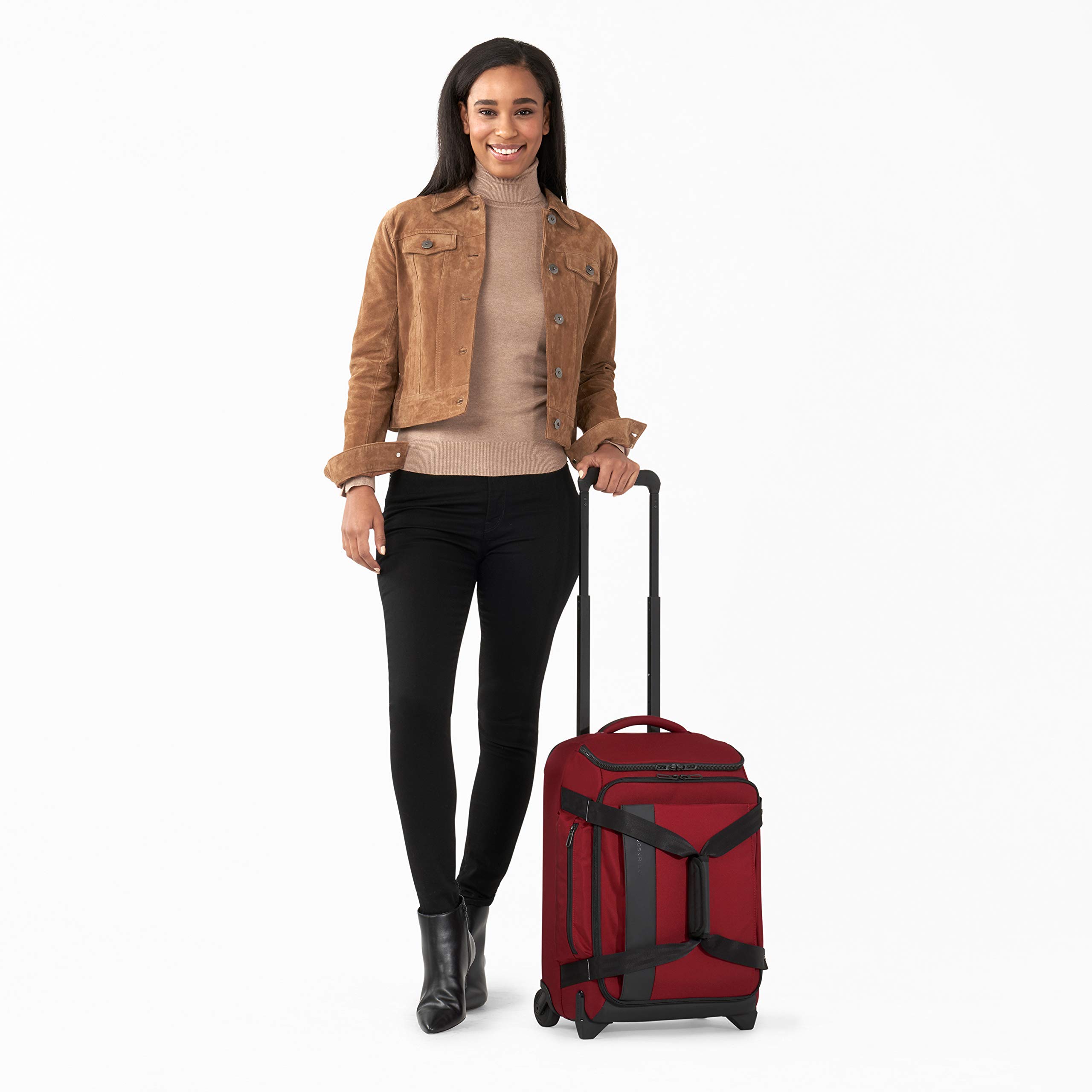 briggs-riley-zdx-upright-rolling-duffel-bag-brick-carry-on-21-inch image 4