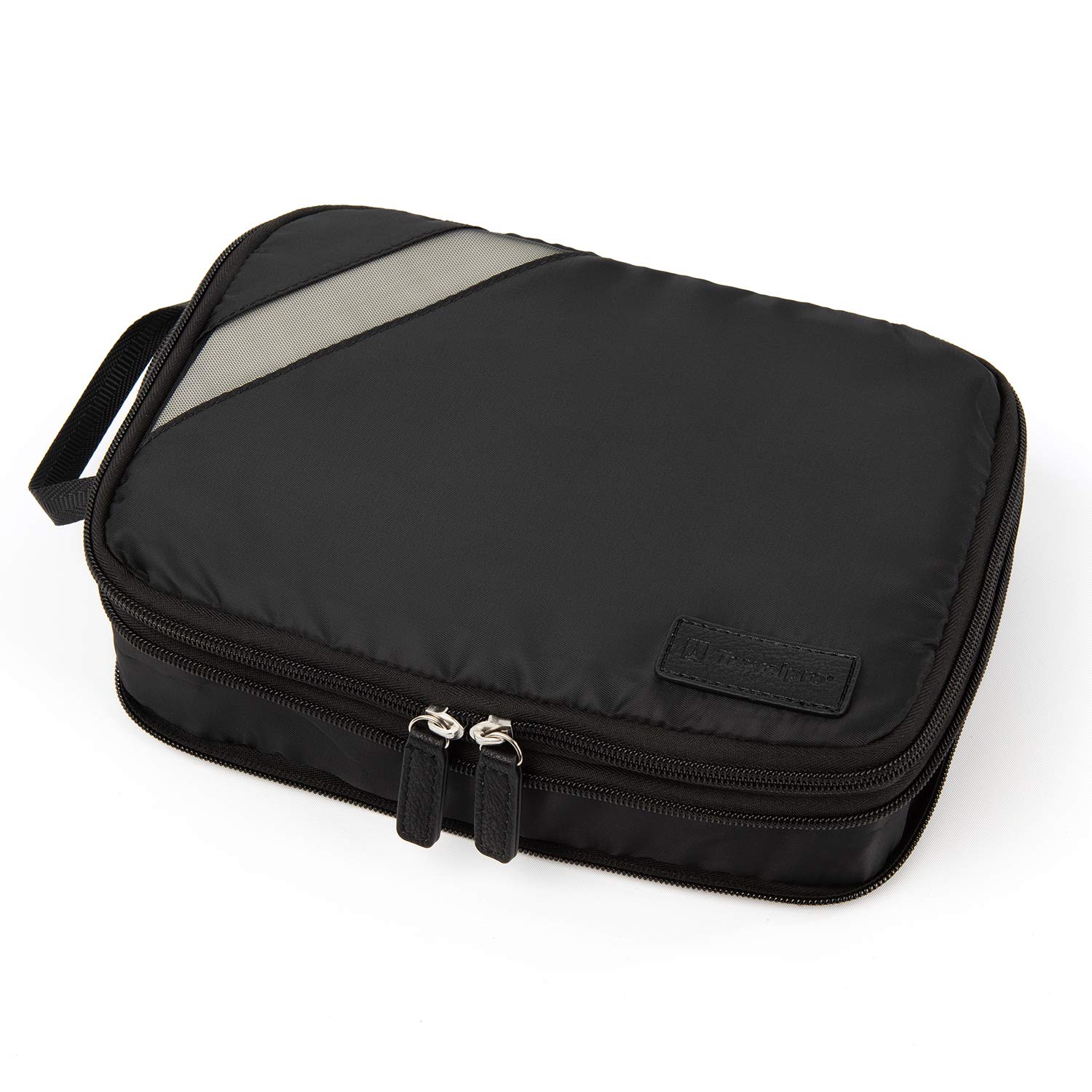 travelpro-essentials-expandable-packing-cubes-black-medium image 1