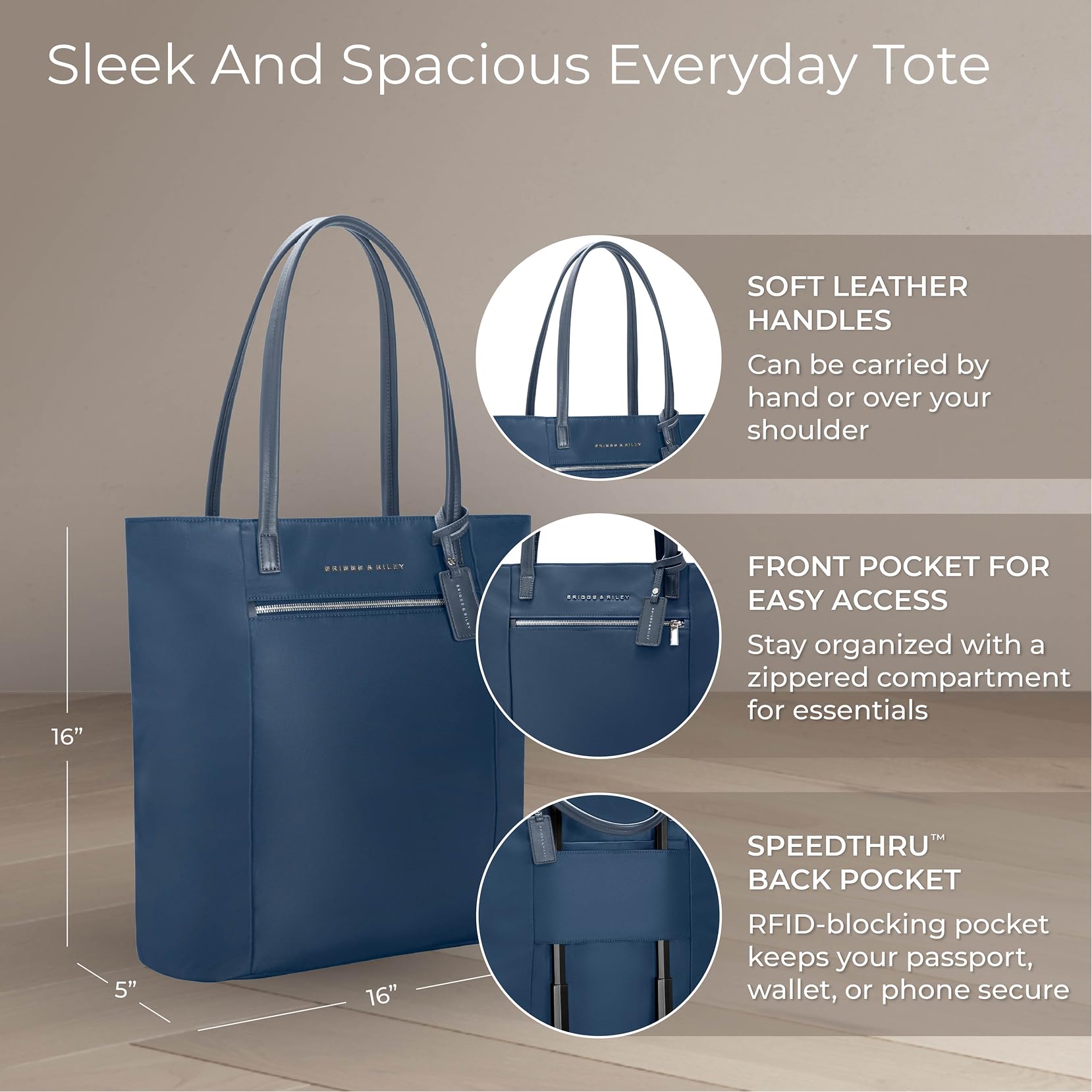 briggs-riley-rhapsody-vertical-tote-bag-nylon-weekend-work-tote-fits-15-laptop image 2