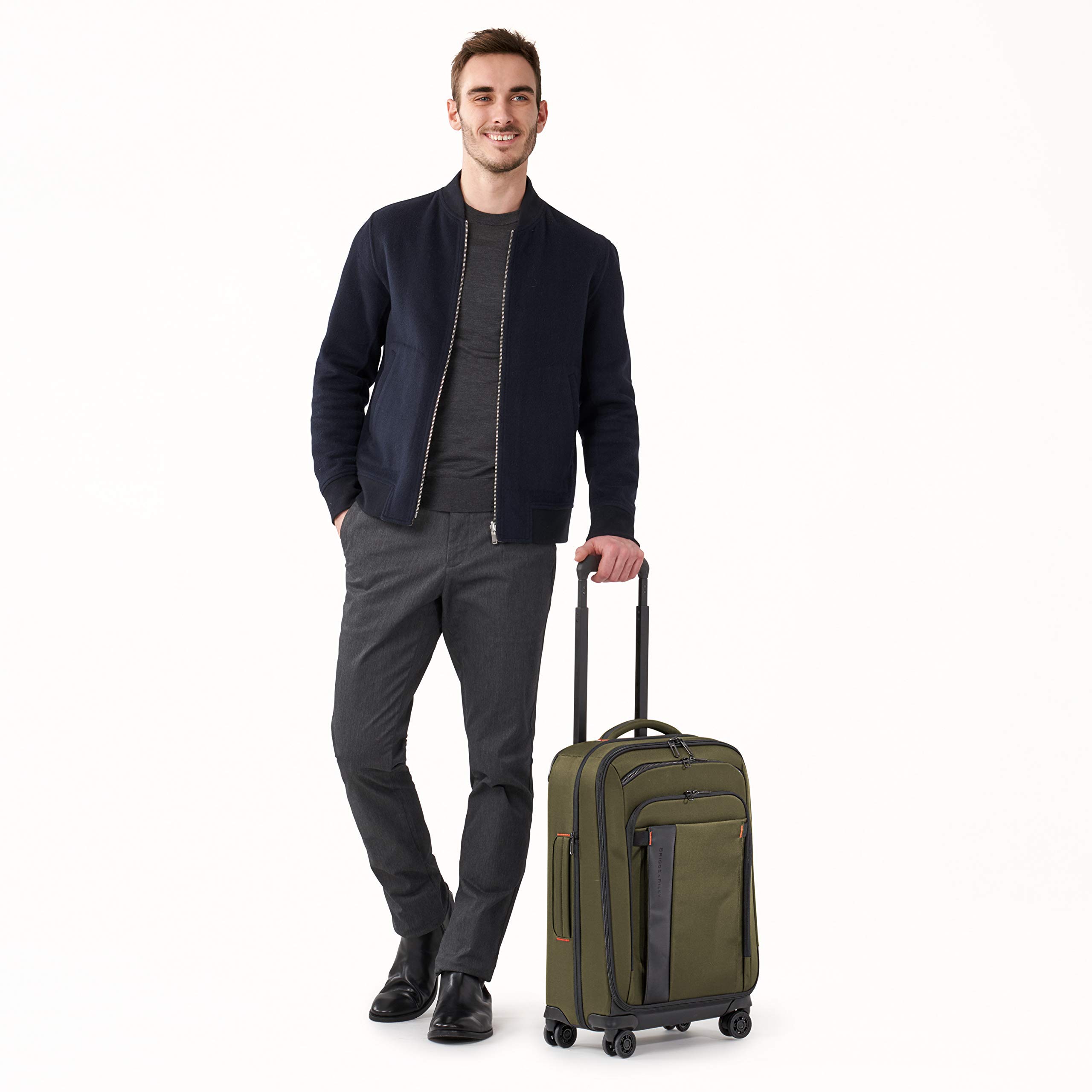 briggs-riley-zdx-22-carry-on-expandable-spinner-softside-luggage-hunter image 5