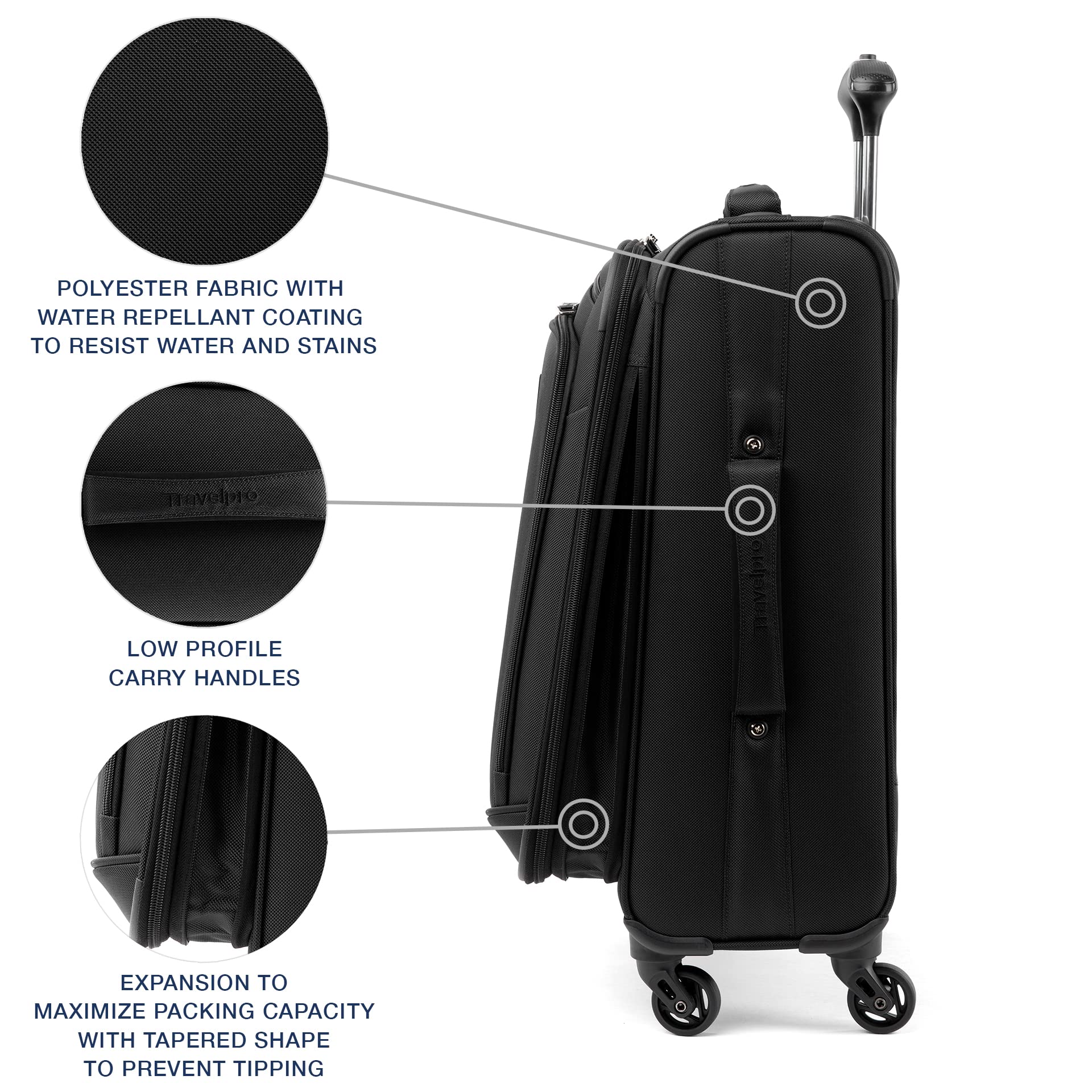 travelpro-runway-3-piece-luggage-set-with-underseat-tote-carry-on-and-convertibl image 6
