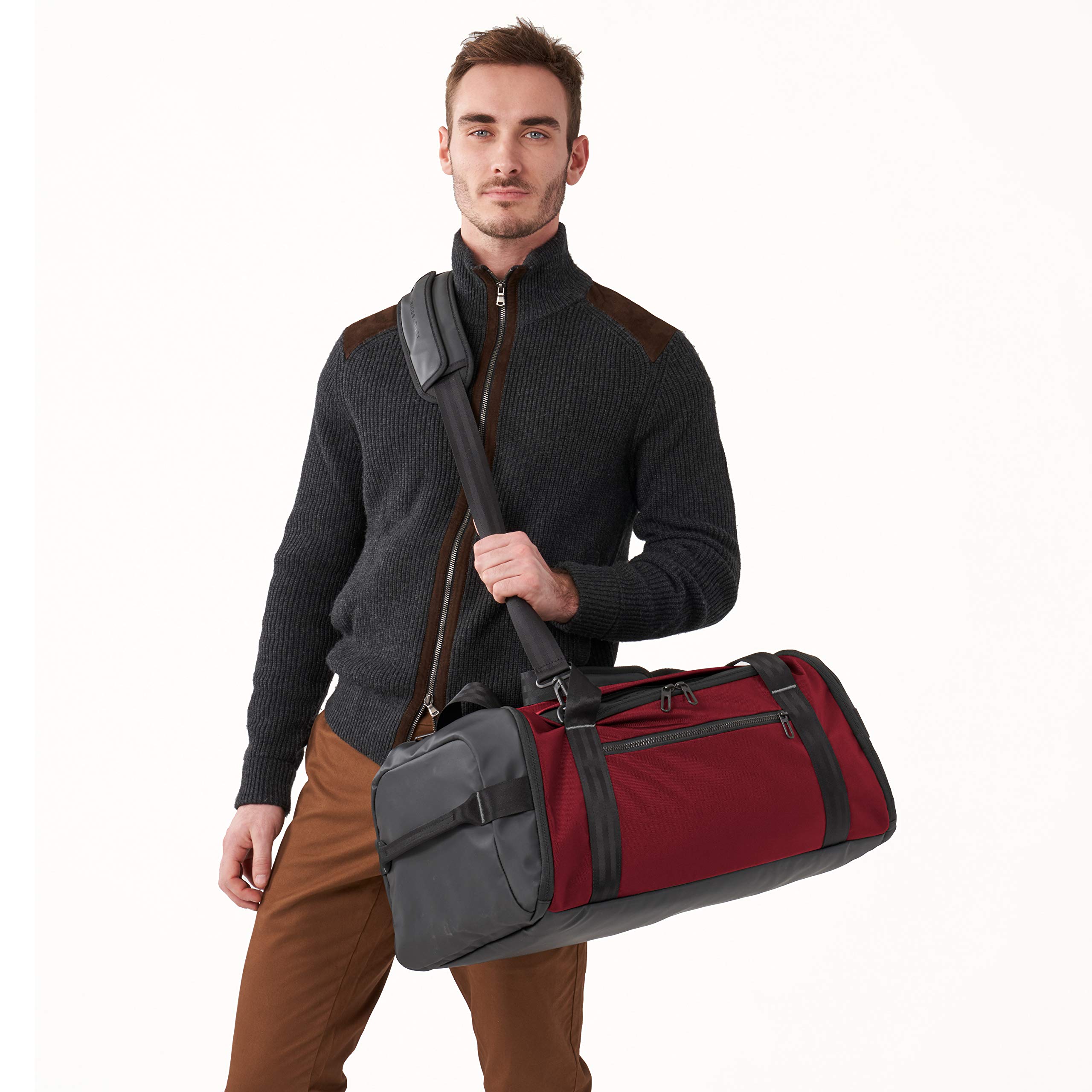 briggs-riley-zdx-large-duffle-bag-brick-one-size-carry-on-duffle-with-wet-dry-po image 4