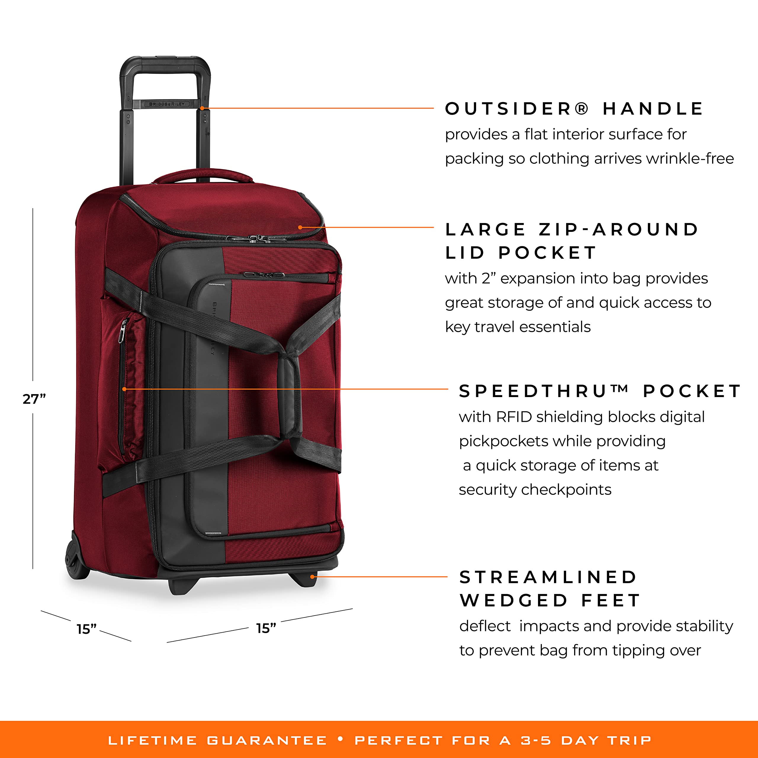 briggs-riley-zdx-upright-rolling-duffel-bag-brick-checked-27-inch image 2