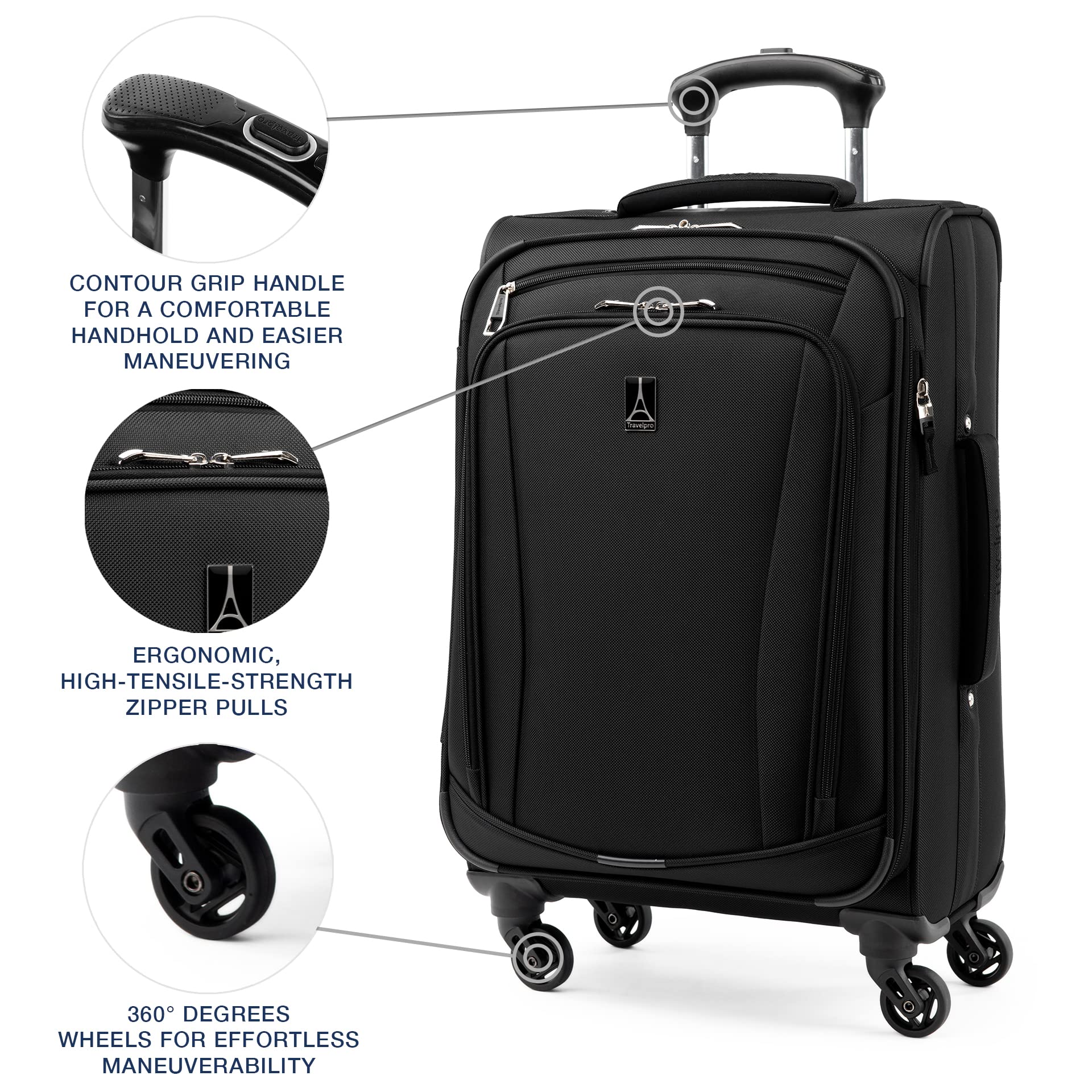 travelpro-runway-3-piece-luggage-set-with-underseat-tote-carry-on-and-convertibl image 5