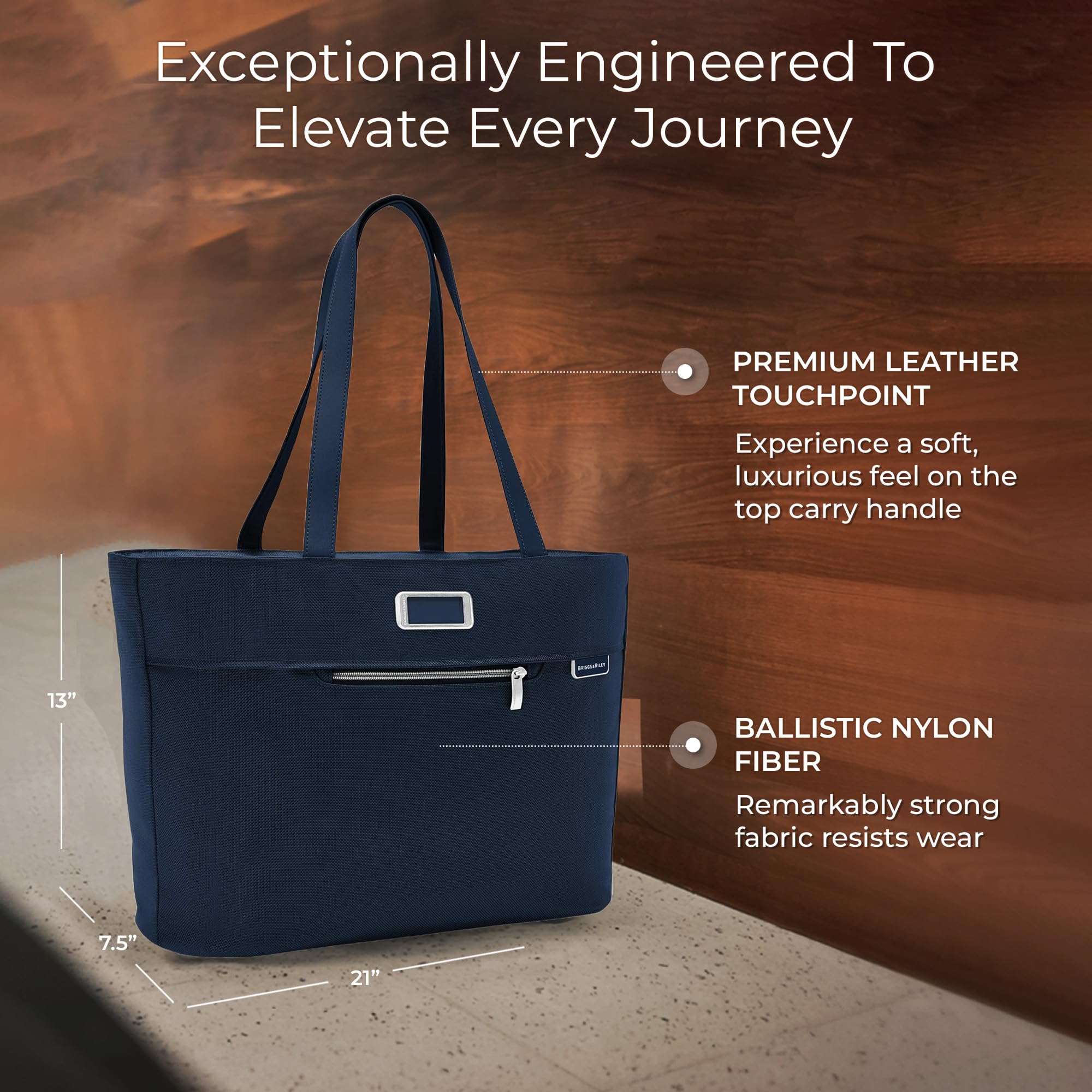 briggs-riley-traveler-tote-nylon-black-baseline-collection image 3