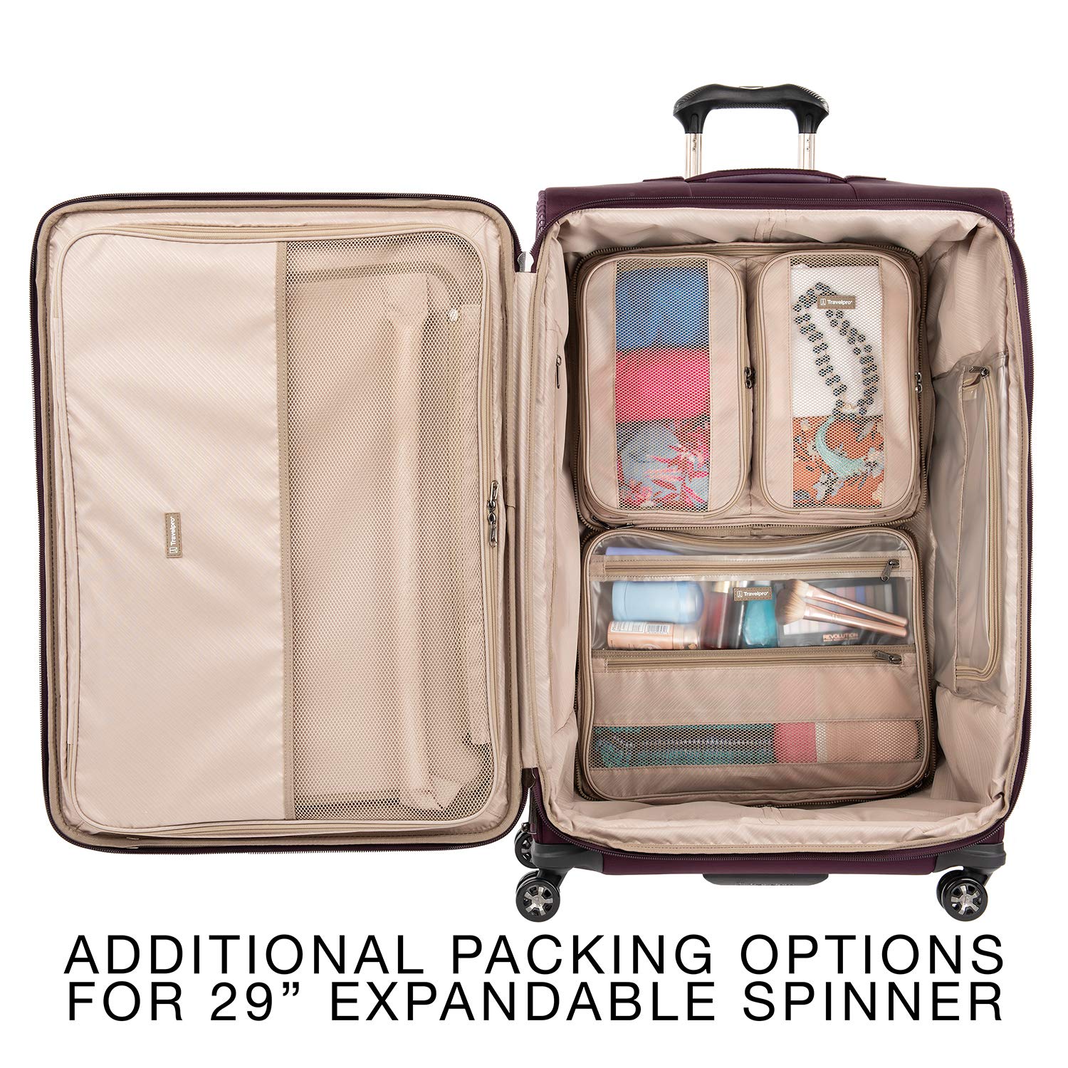 travelpro-crew-versapack-all-in-one-organizer-max-size-khaki-zip-in-luggage-orga image 2