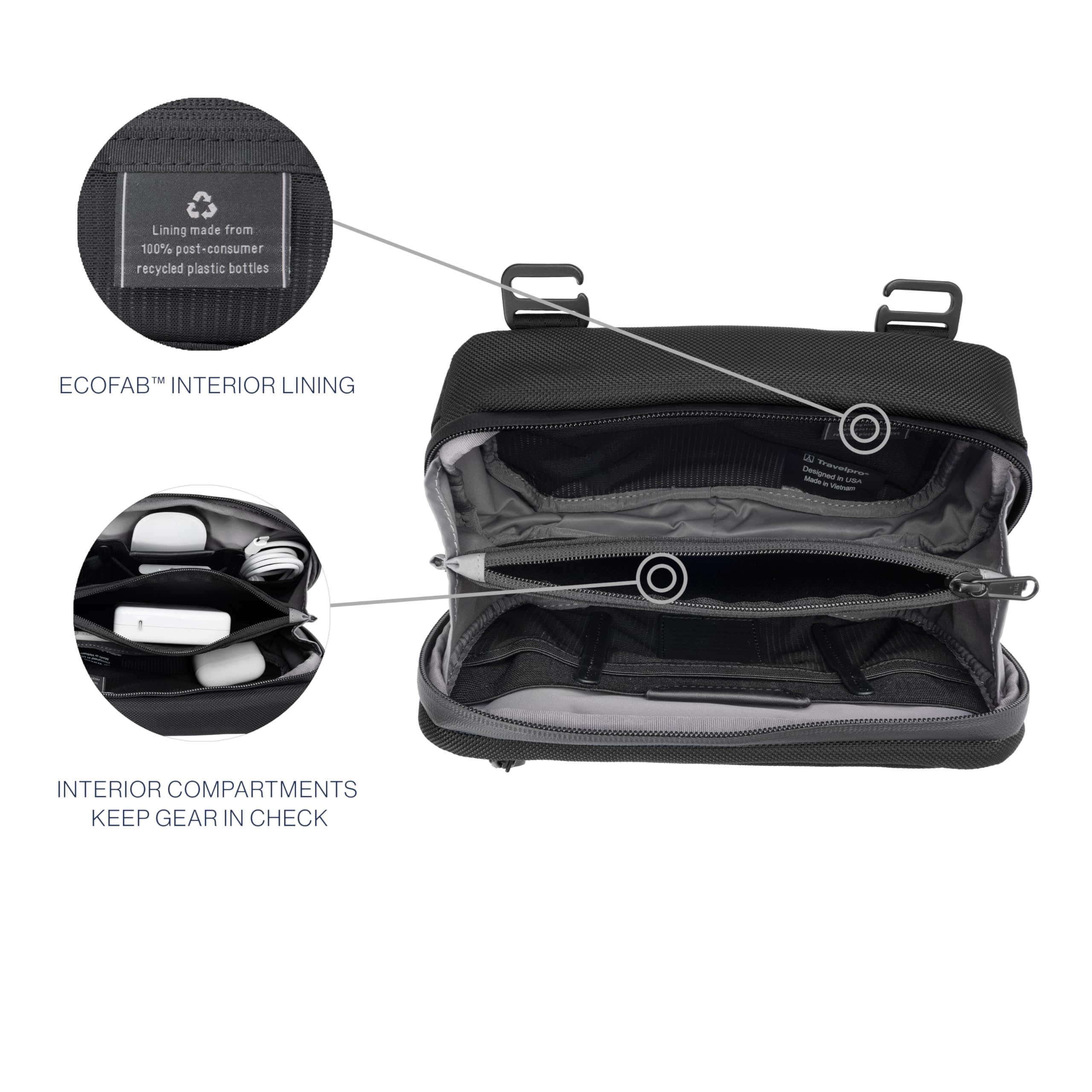 travelpro-altitude-travel-essentials-organization-kit-jet-black-3l-capacity image 3