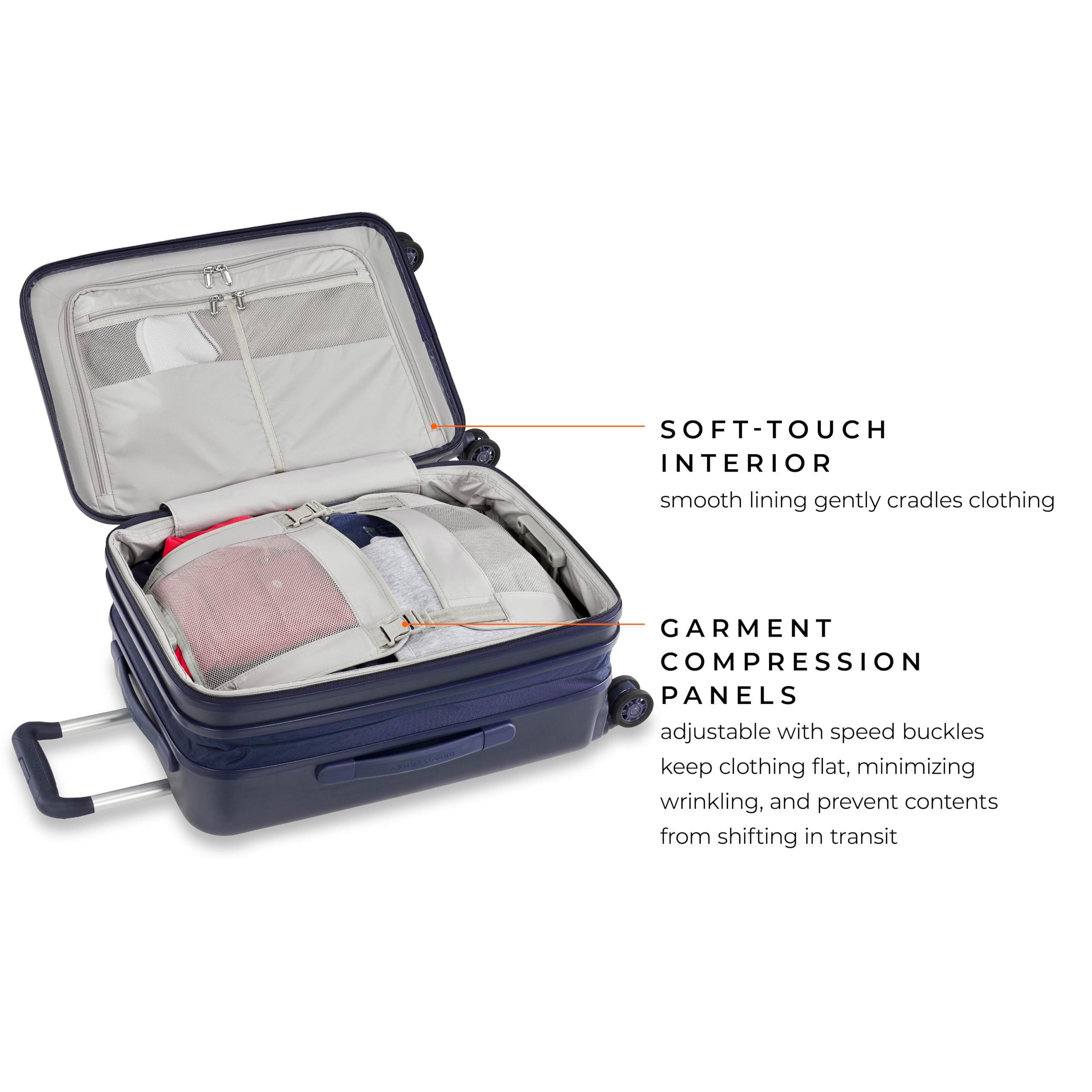 briggs-riley-sympatico-hardside-domestic-spinner-luggage-matte-navy-22-inch-carr image 5
