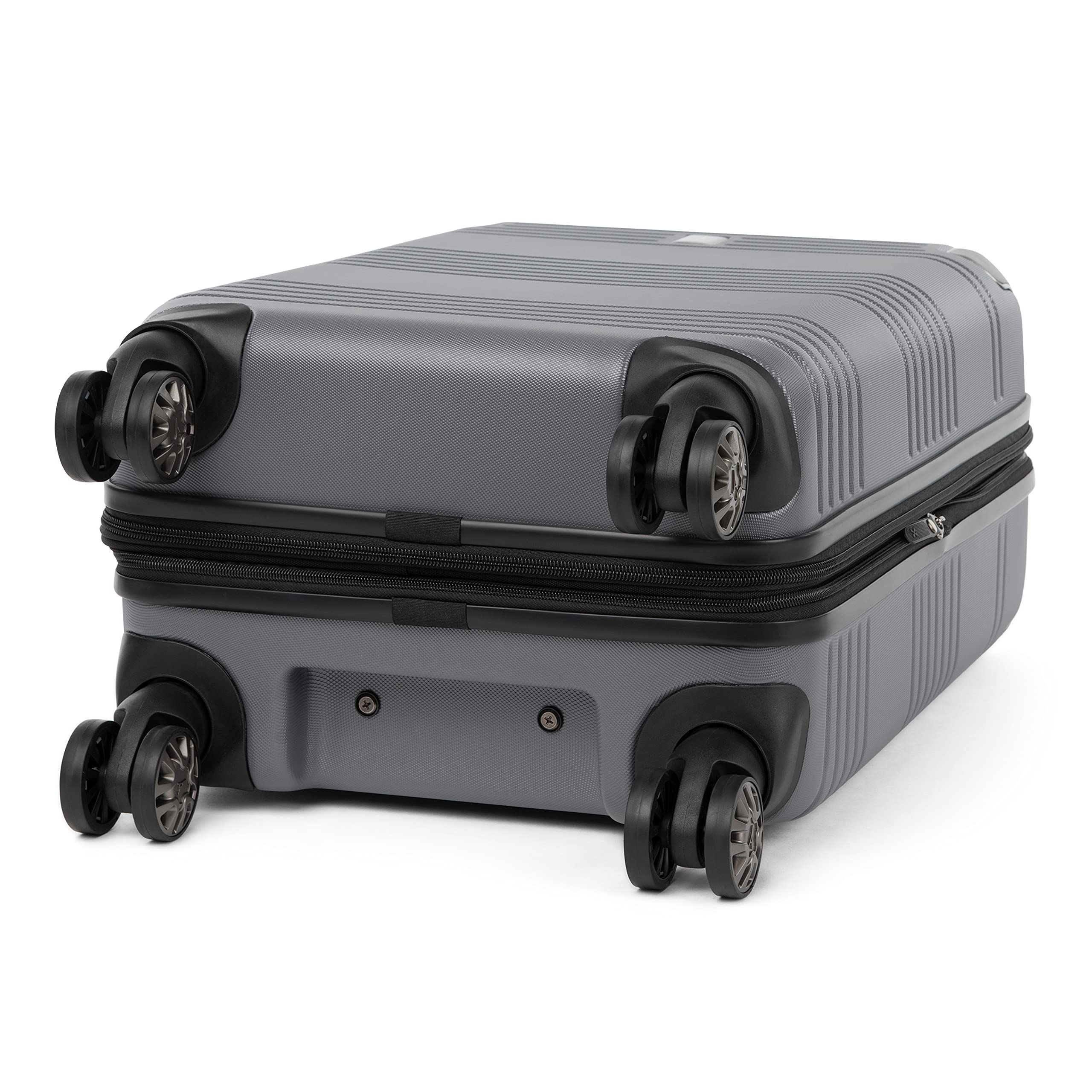 travelpro-roundtrip-hardside-expandable-luggage-set-21-25-gunmetal-2-piece-with- image 4