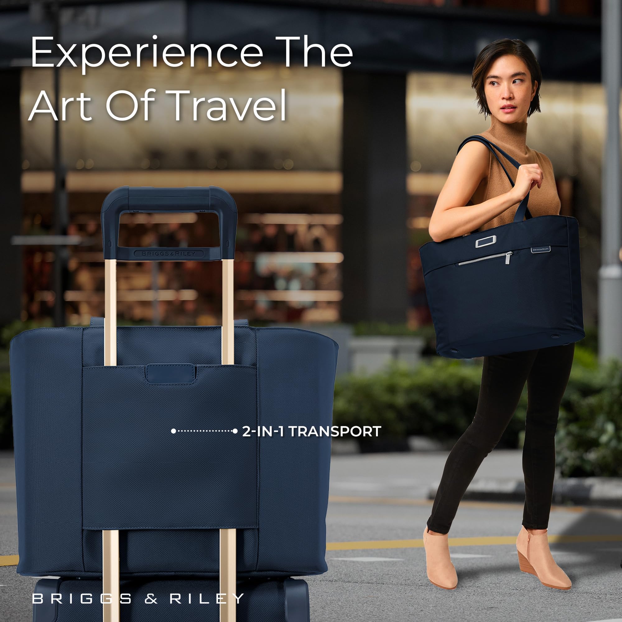 briggs-riley-traveler-tote-nylon-black-baseline-collection image 5