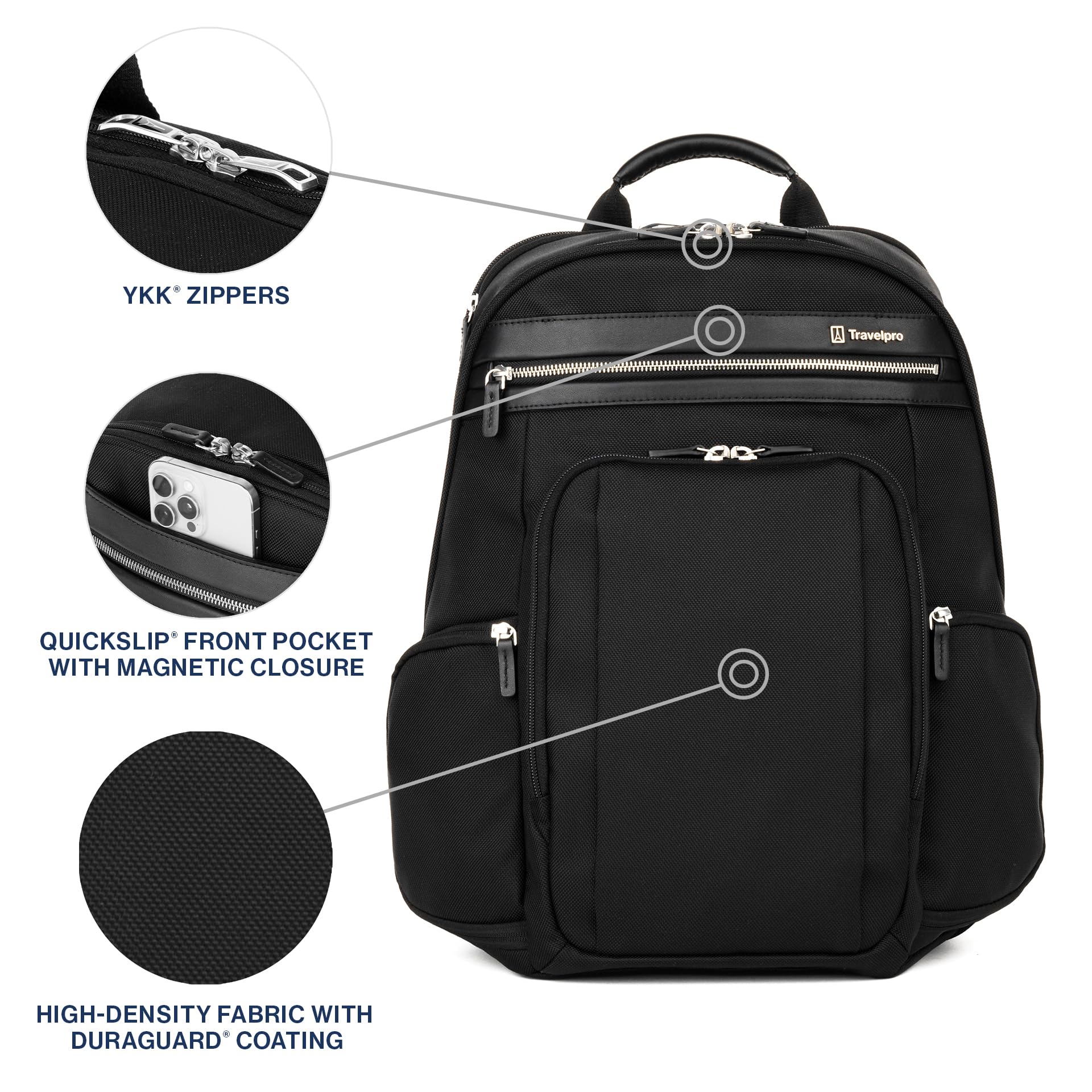 travelpro-platinum-elite-business-laptop-travel-backpack-fits-up-to-16-inch-lapt image 2