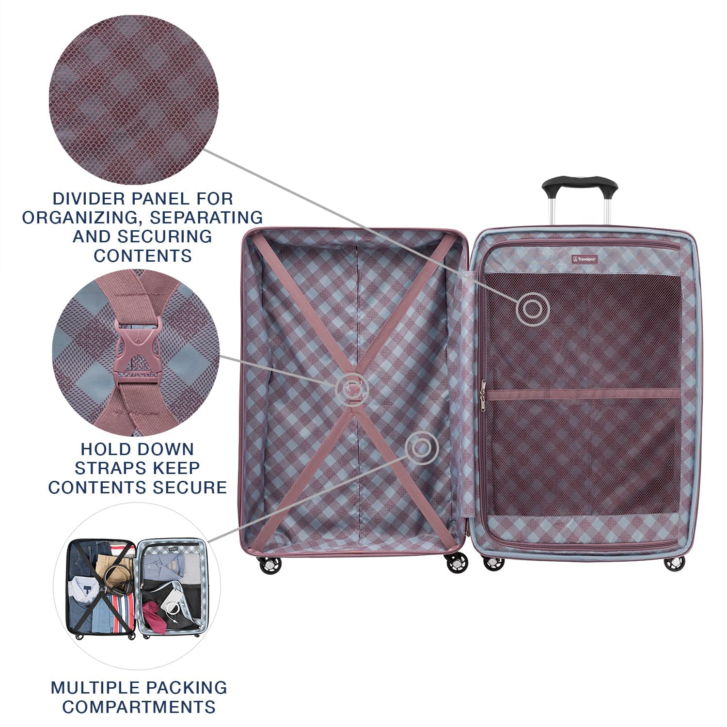 travelpro-maxlite-5-29-inch-expandable-hardside-spinner-dusty-rose image 4