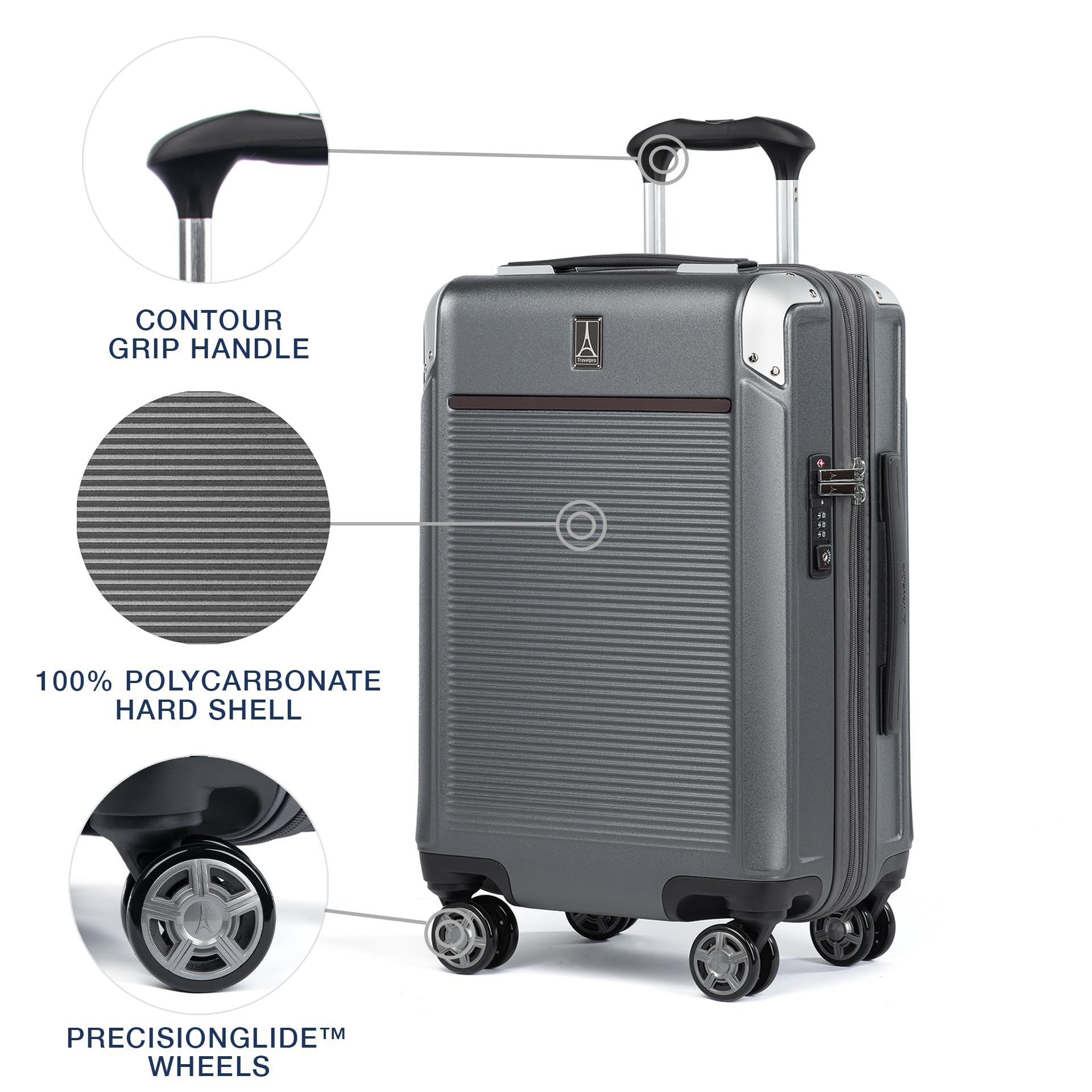 travelpro-platinum-elite-hardside-expandable-carry-on-luggage-8-wheel-spinner-ts image 2