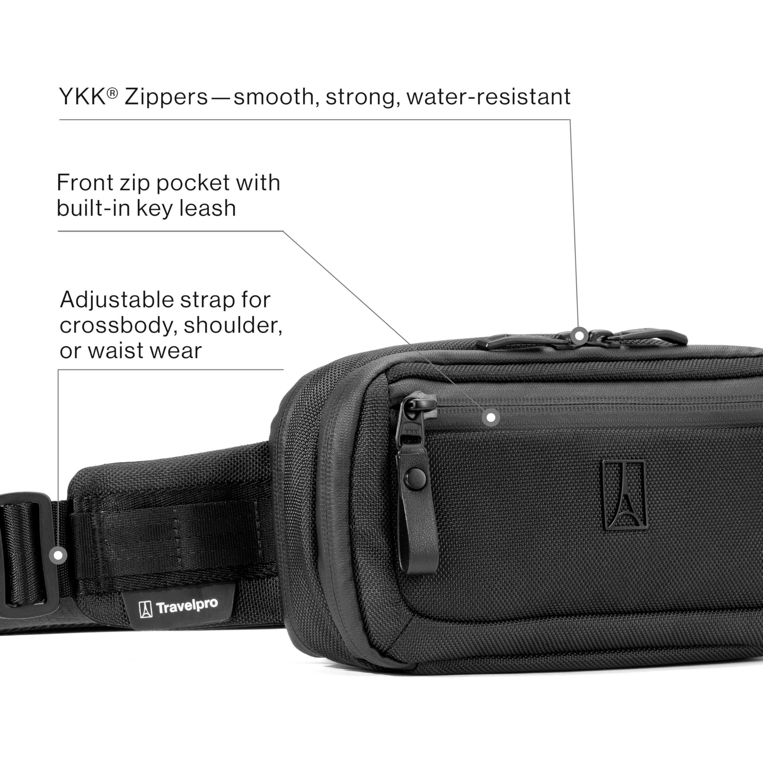 travelpro-altitude-sling-2l-water-resistant-eco-friendly-versatile image 2